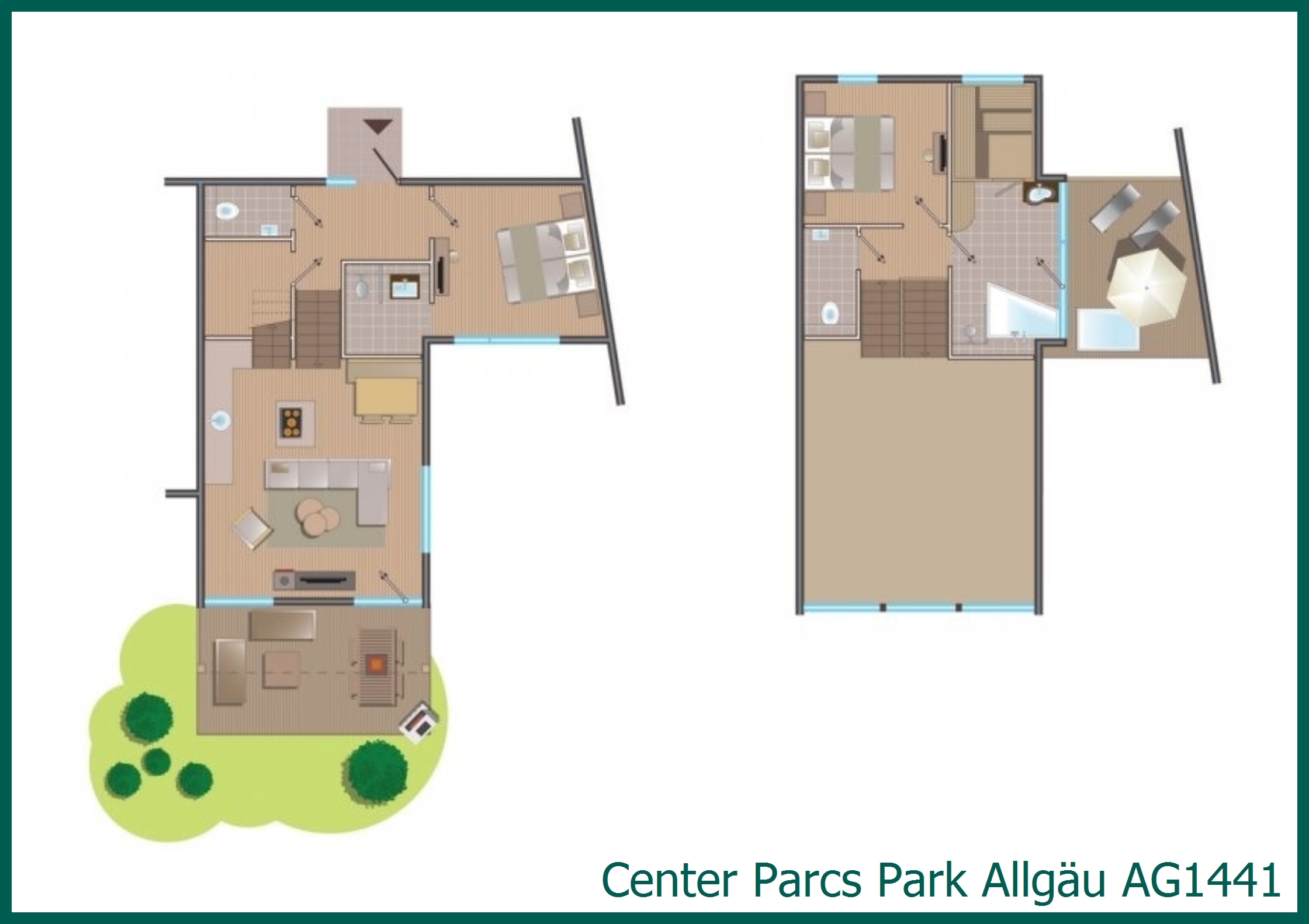 Wellness Exclusive-Wellness-Ferienhaus AG1441 in Park Allgäu