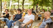 Biergarten in Center Parcs Park Allgäu