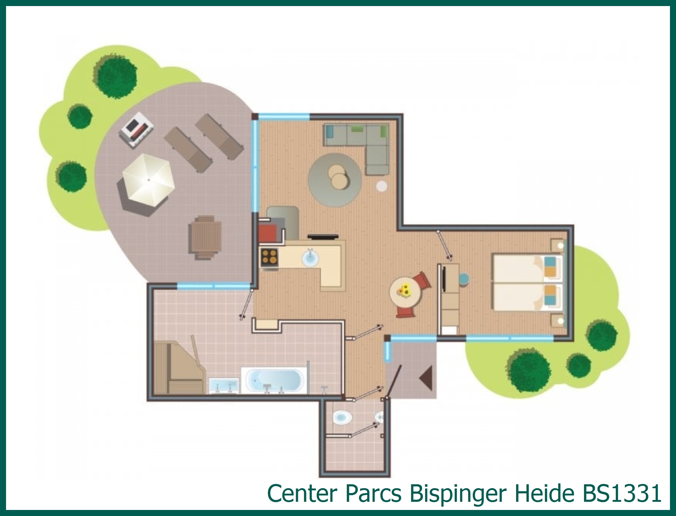 VIP-Ferienhaus BS1331 in Bispinger Heide