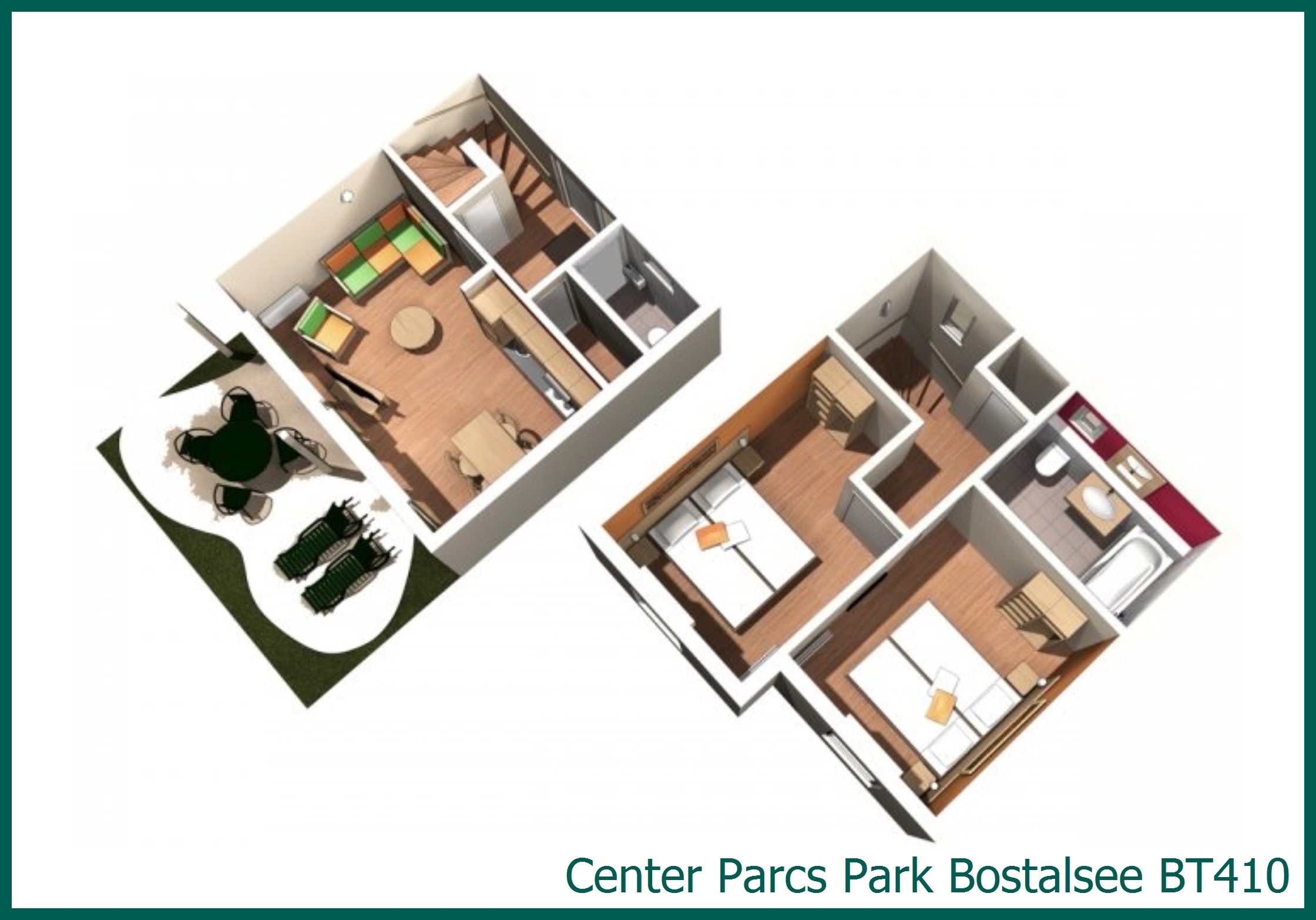 Comfort-Ferienhaus BT410 in Park Bostalsee