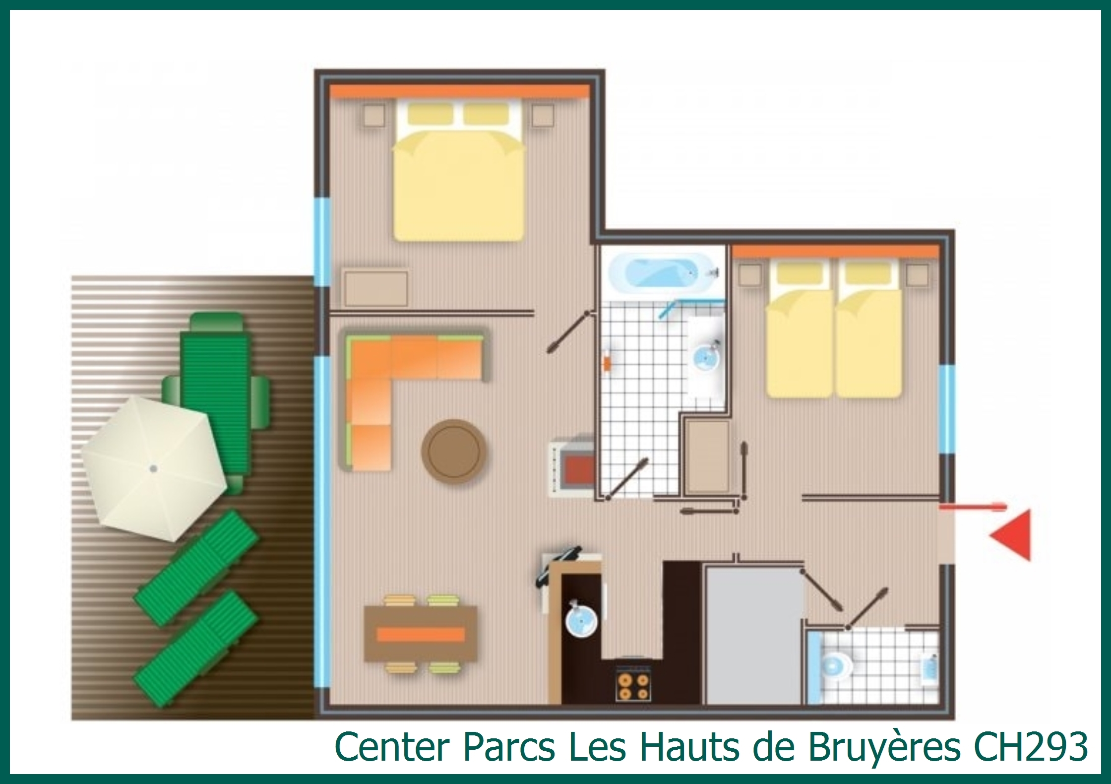 Ferienhaus CH293 in Les Hauts de Bruyères