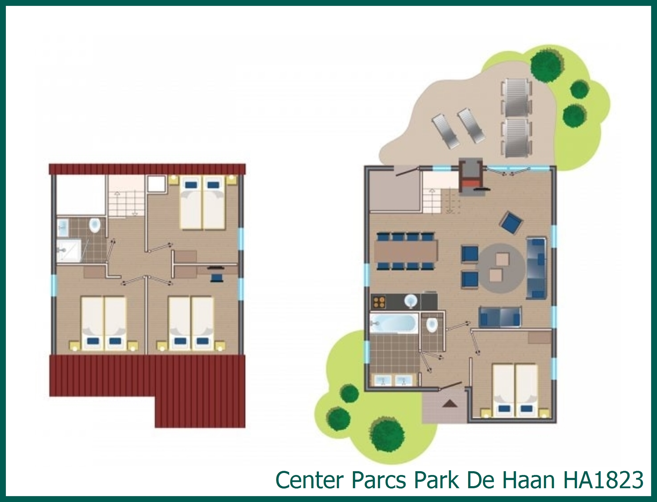 Premium-Ferienhaus HA1823 in Park De Haan