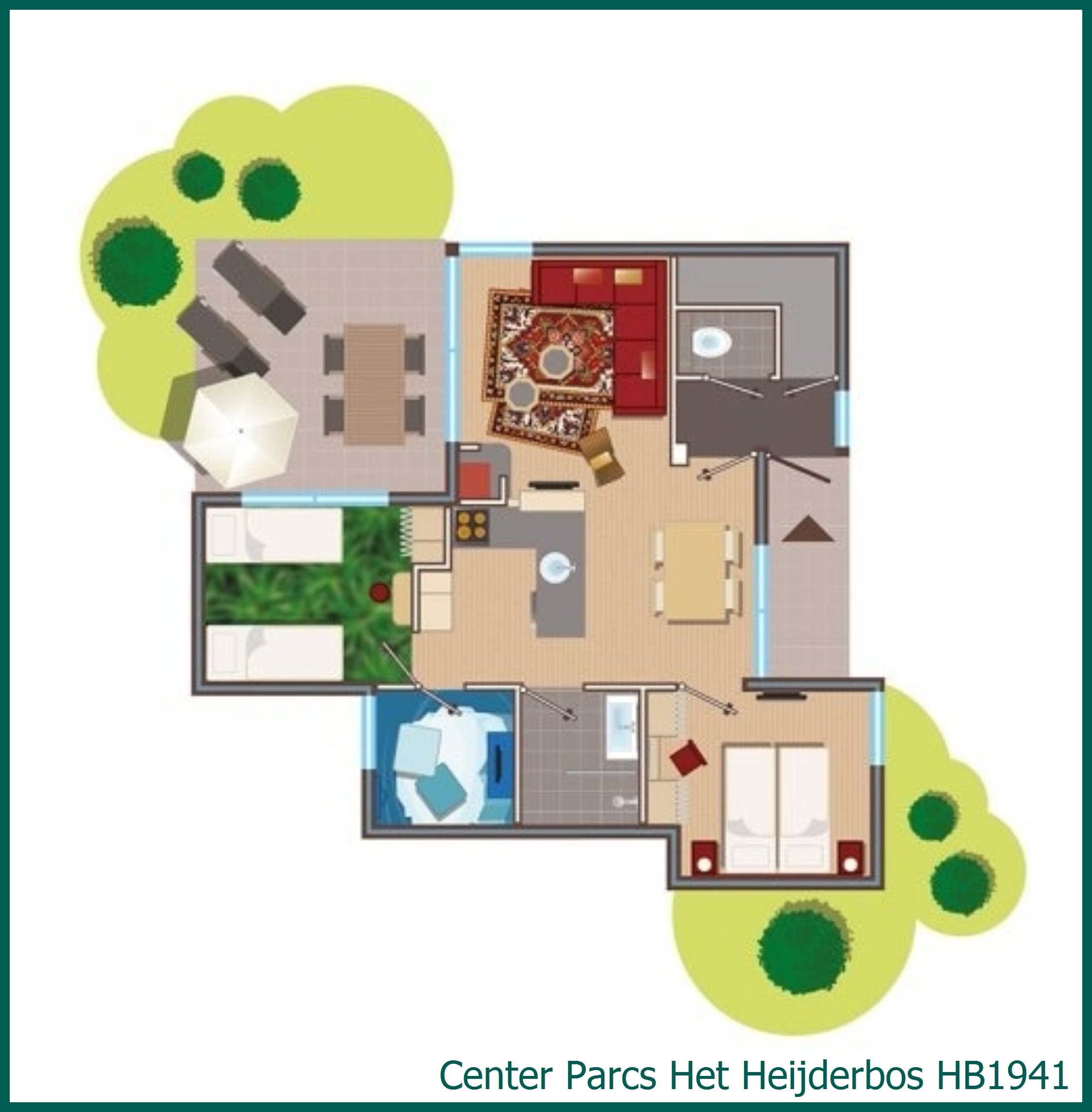 Abenteuer-Ferienhaus HB1941 in Het Heijderbos