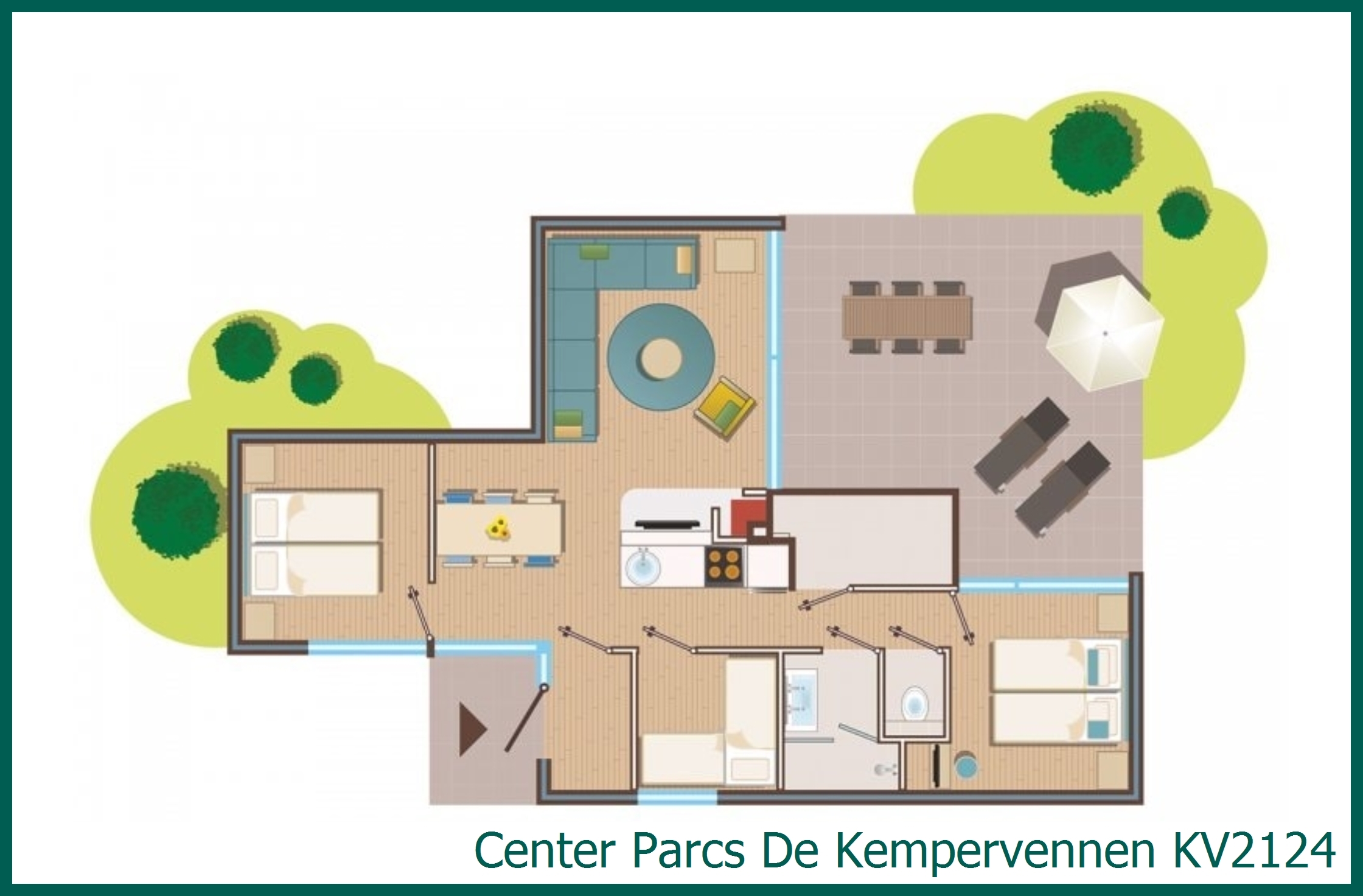 Premium-Ferienhaus KV2124 in De Kempervennen