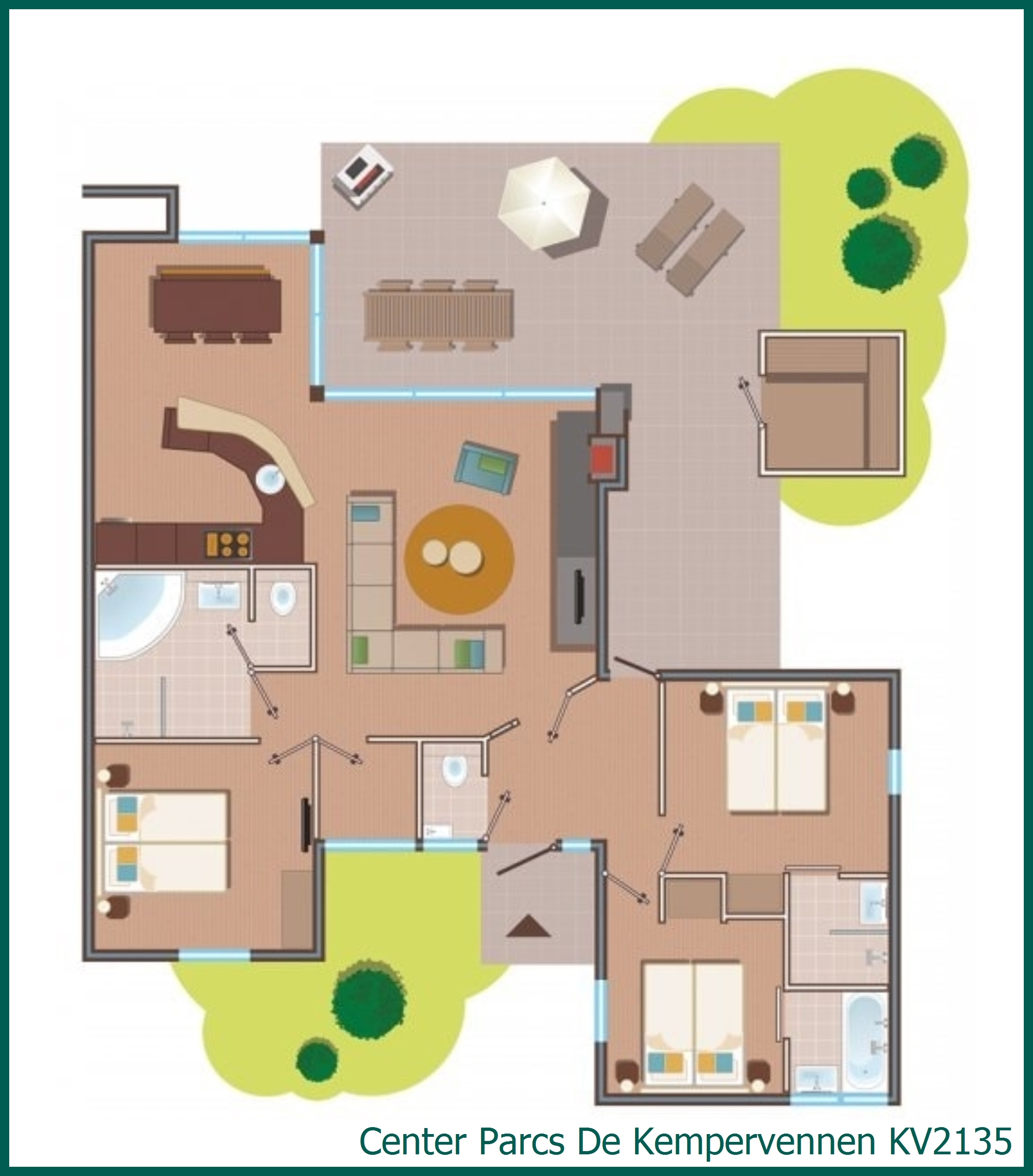 Eden-VIP-Ferienhaus KV2135 in De Kempervennen