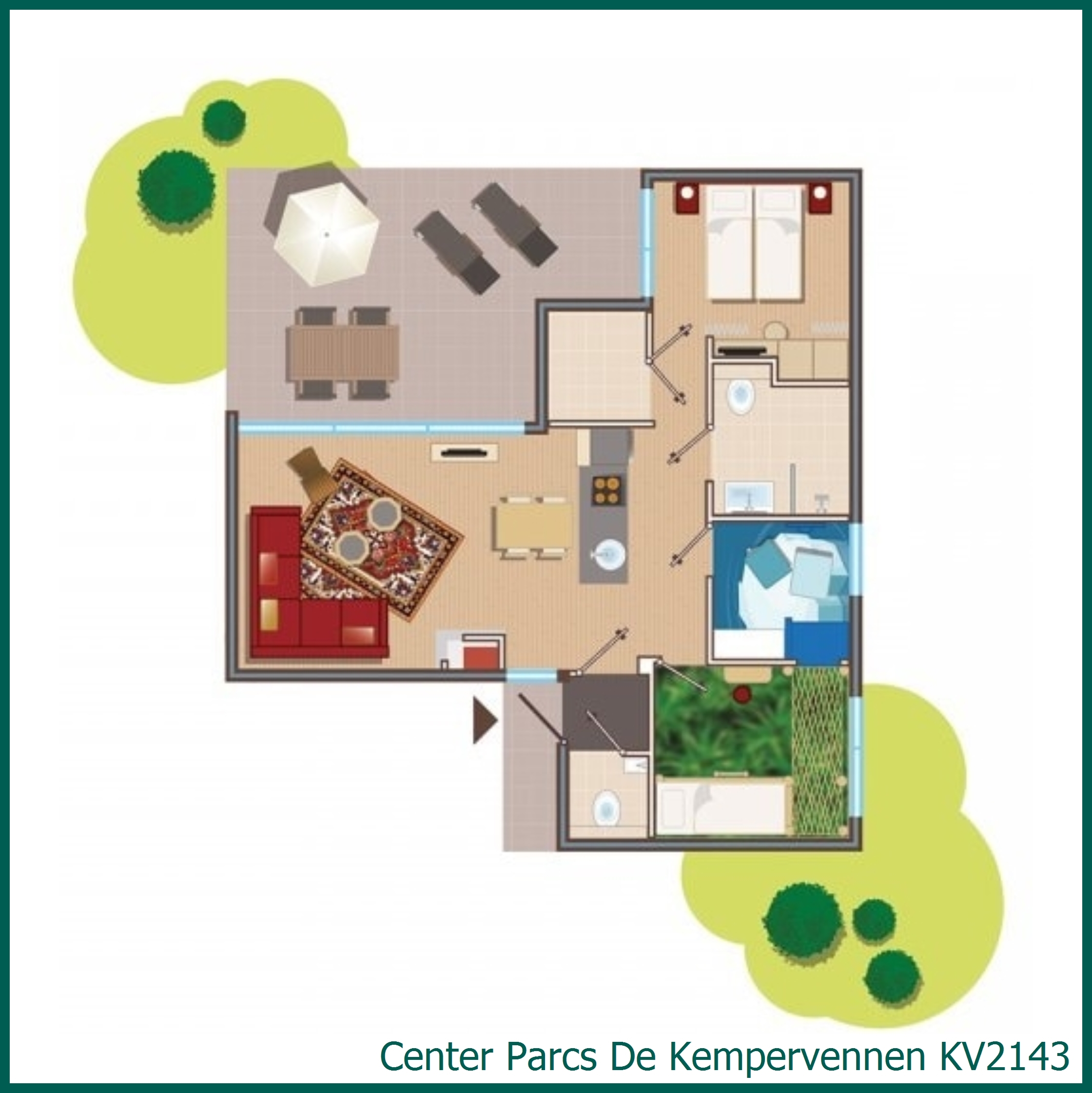 Abenteuer-Ferienhaus KV2143 in De Kempervennen