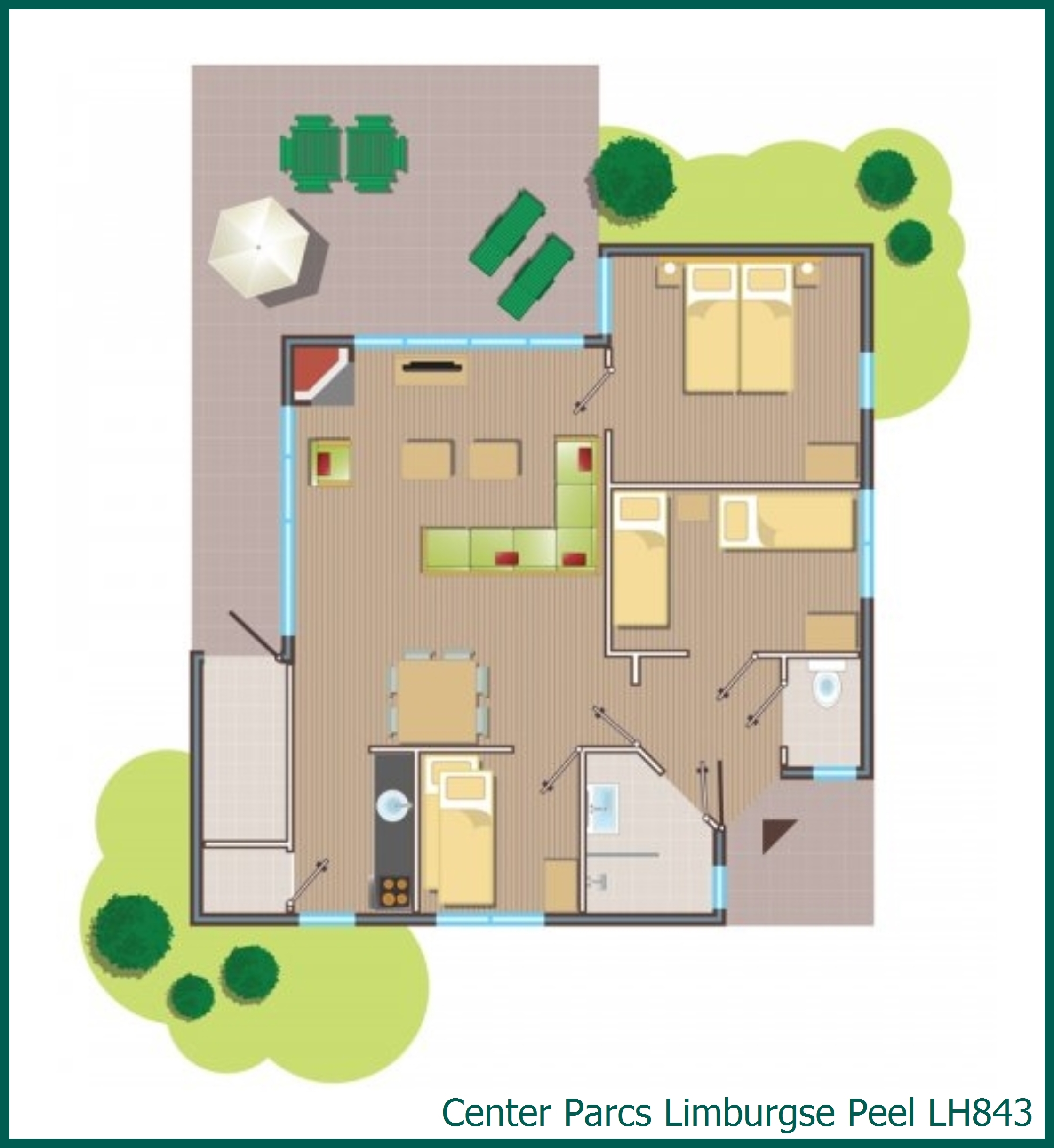 Comfort-Ferienhaus LH843 in Limburgse Peel