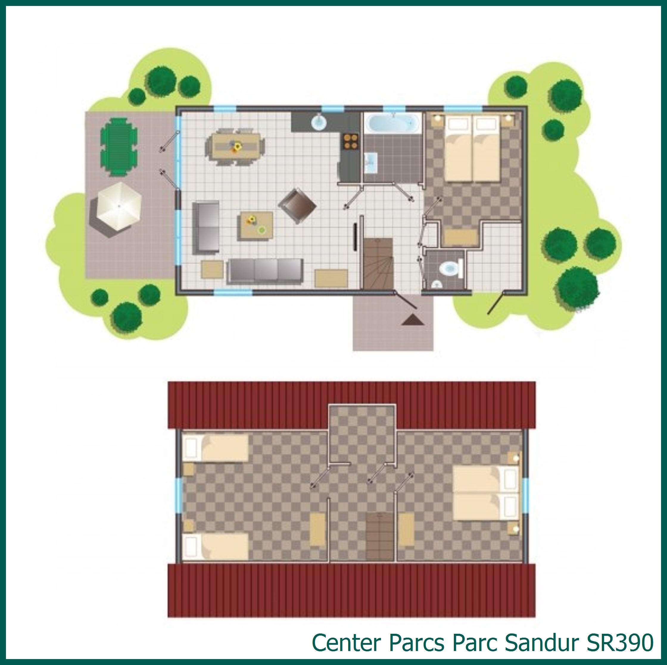 Comfort-Ferienhaus SR390 in Parc Sandur