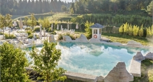Beheiztes Freibad in Center Parcs Les Trois Forêts