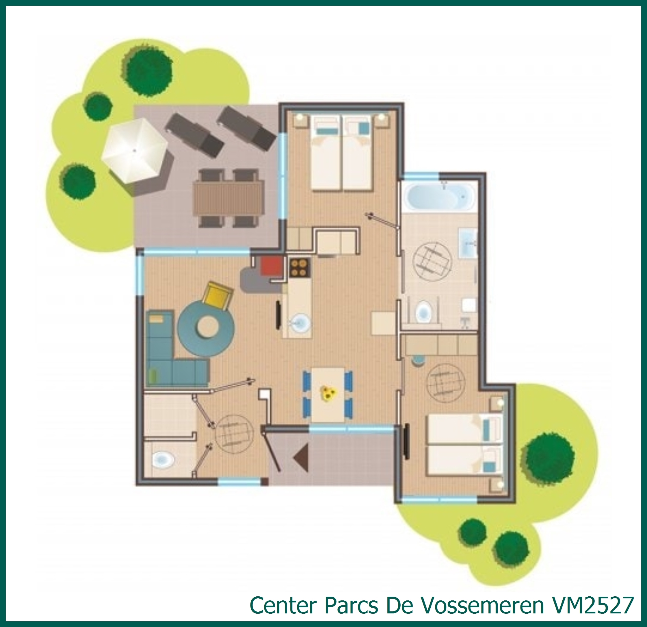 Premium-Ferienhaus rollstuhlgerecht VM2527 in De Vossemeren