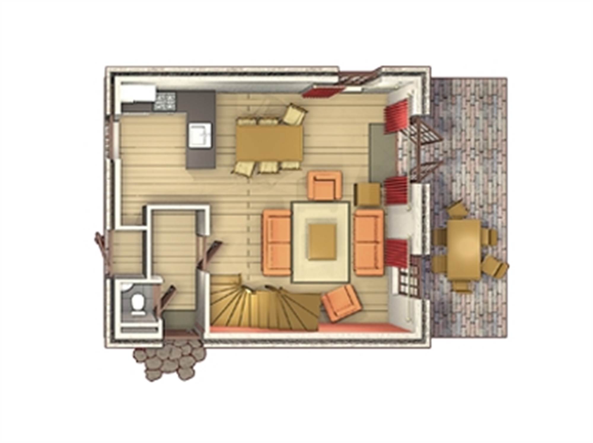 Luxus-Ferienhaus am See 6 Personen BH6WV in Bosrijk