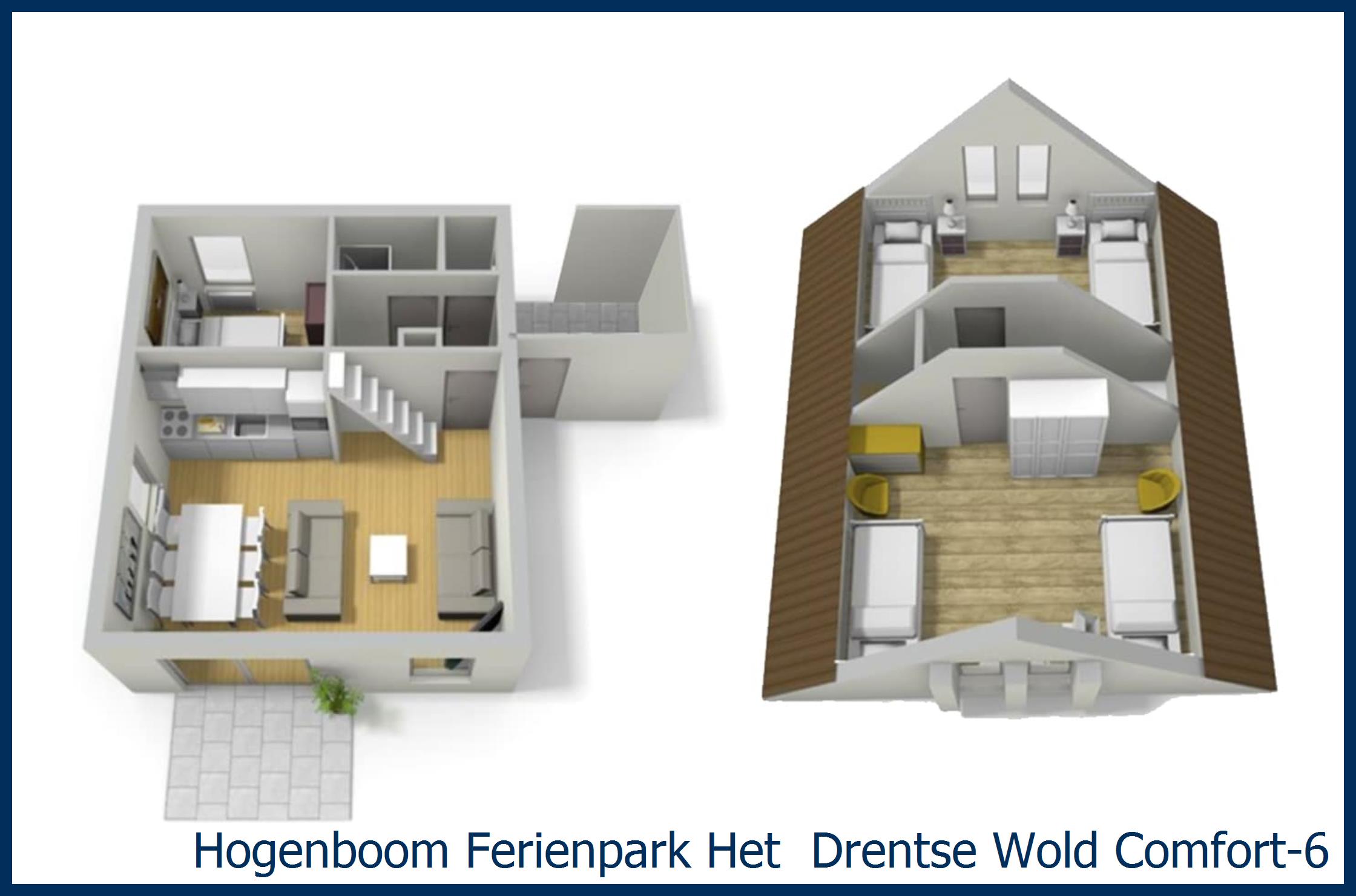 Bungalow Comfort-6 in Het Drentse Wold