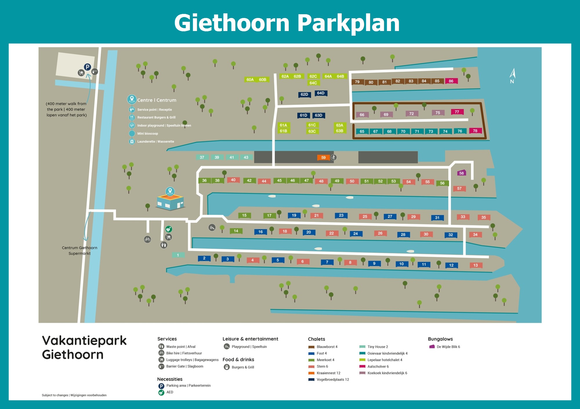 Karte und Lageplan Giethoorn