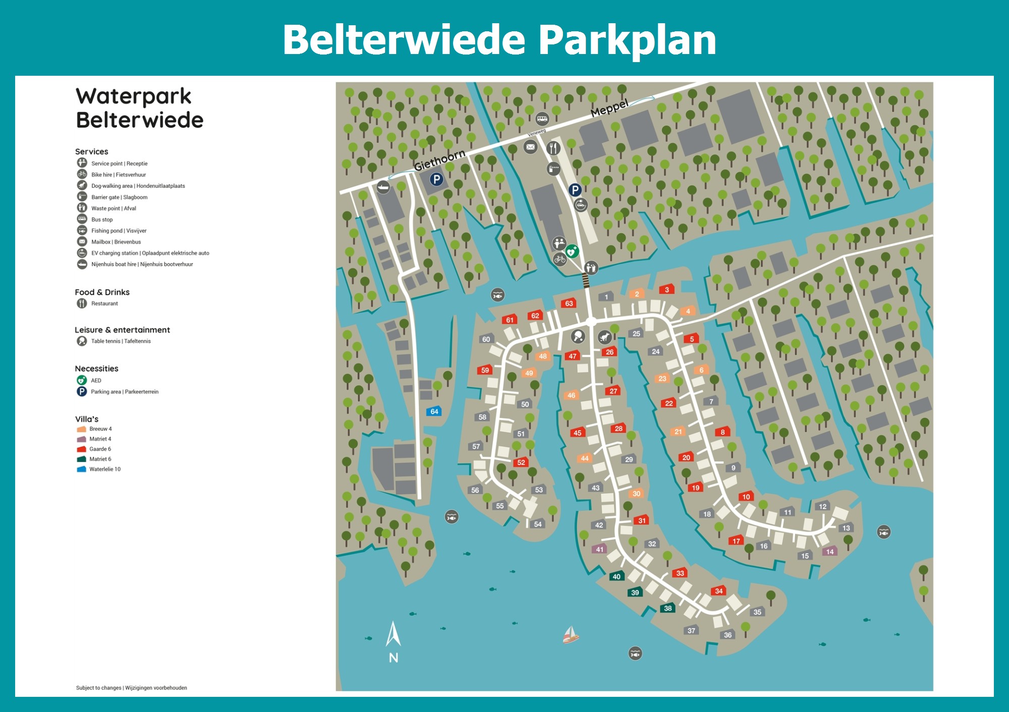 Karte und Lageplan Belterwiede