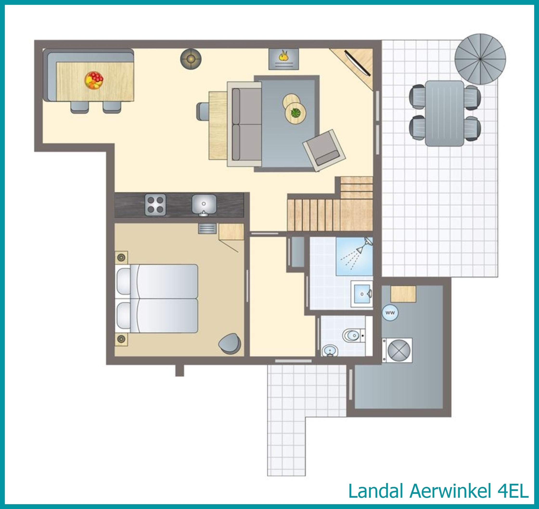 4-Personen-Ferienhaus 4EL in Aerwinkel