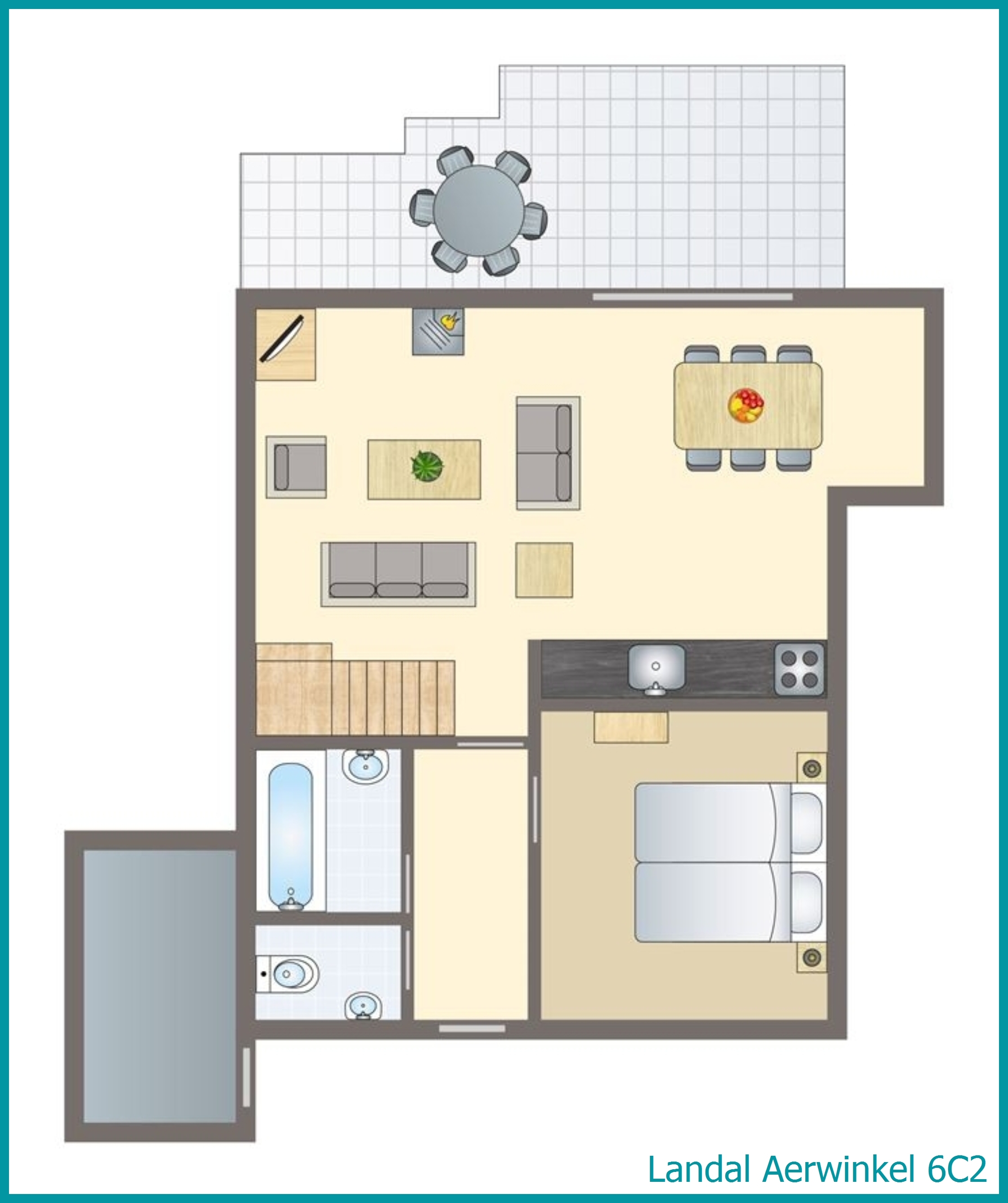 6-Personen-Ferienhaus 6C2 in Aerwinkel