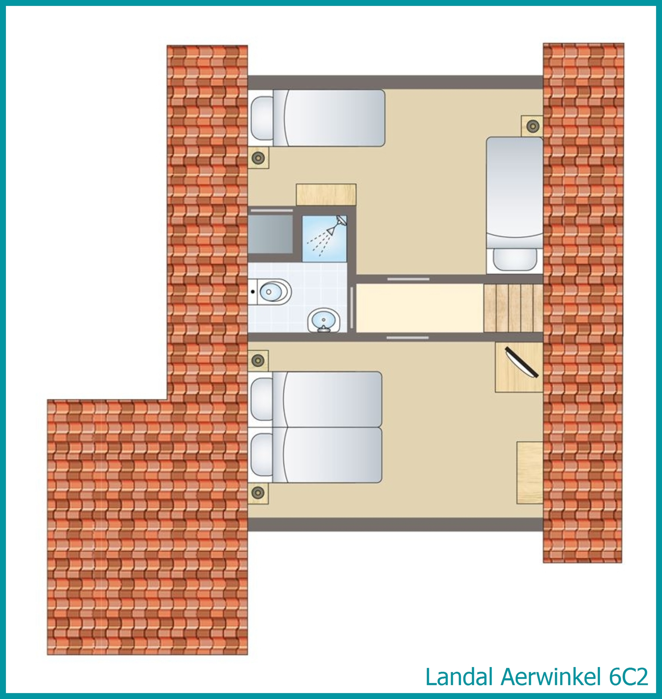 6-Personen-Ferienhaus 6C2 in Aerwinkel