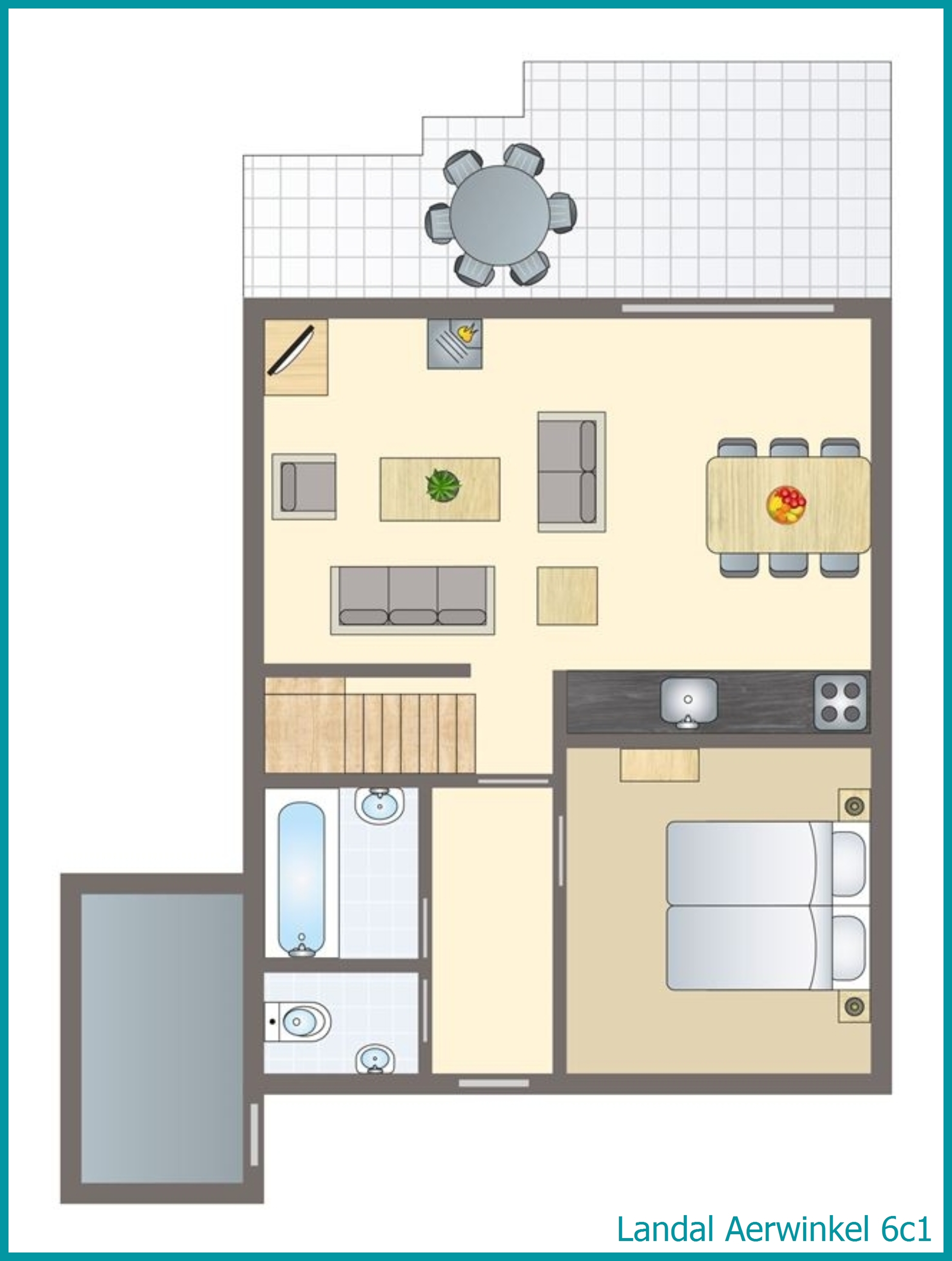 6-Personen-Ferienhaus 6c1 in Aerwinkel