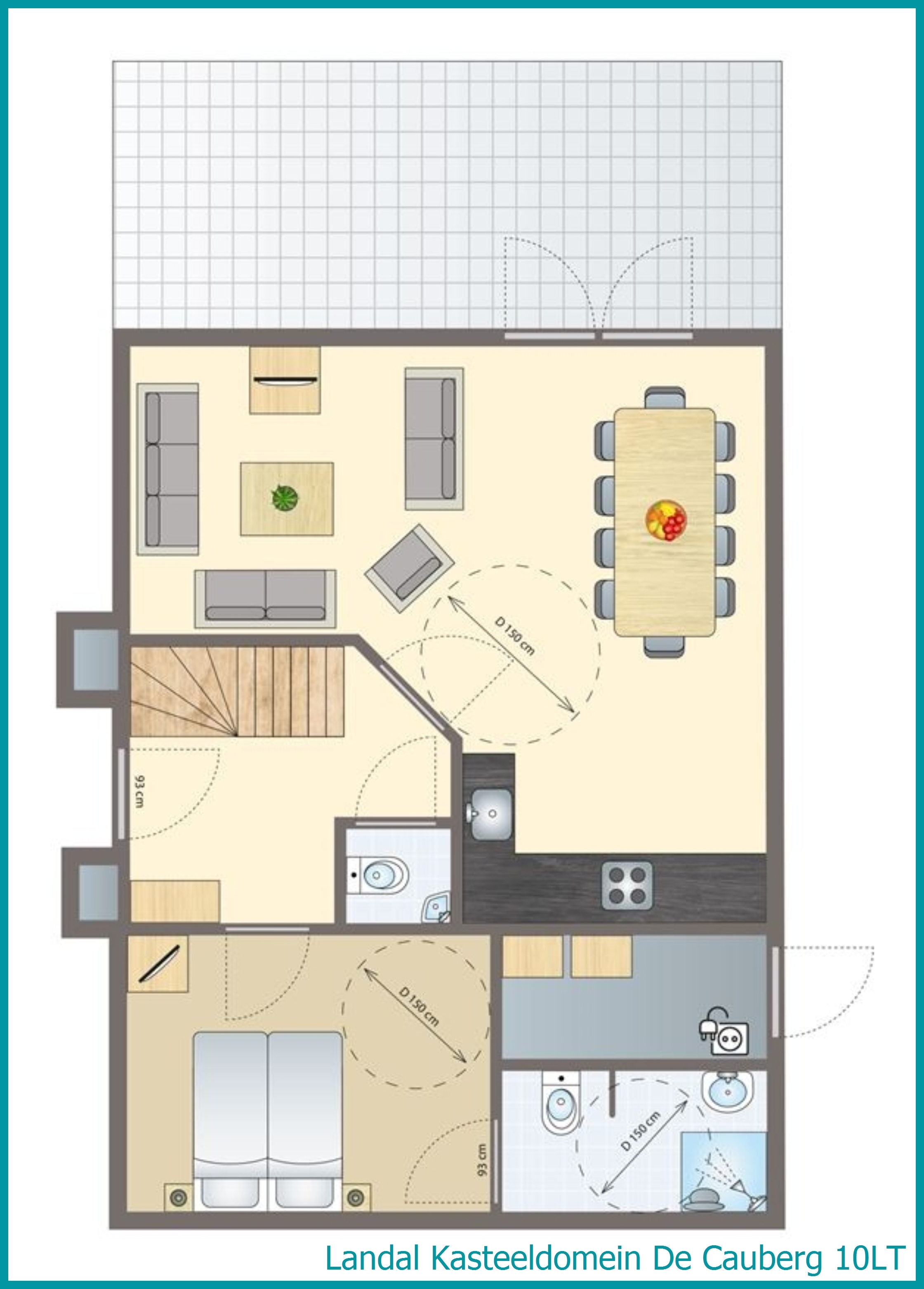 10-Personen-Villa 10LT in Kasteeldomein De Cauberg