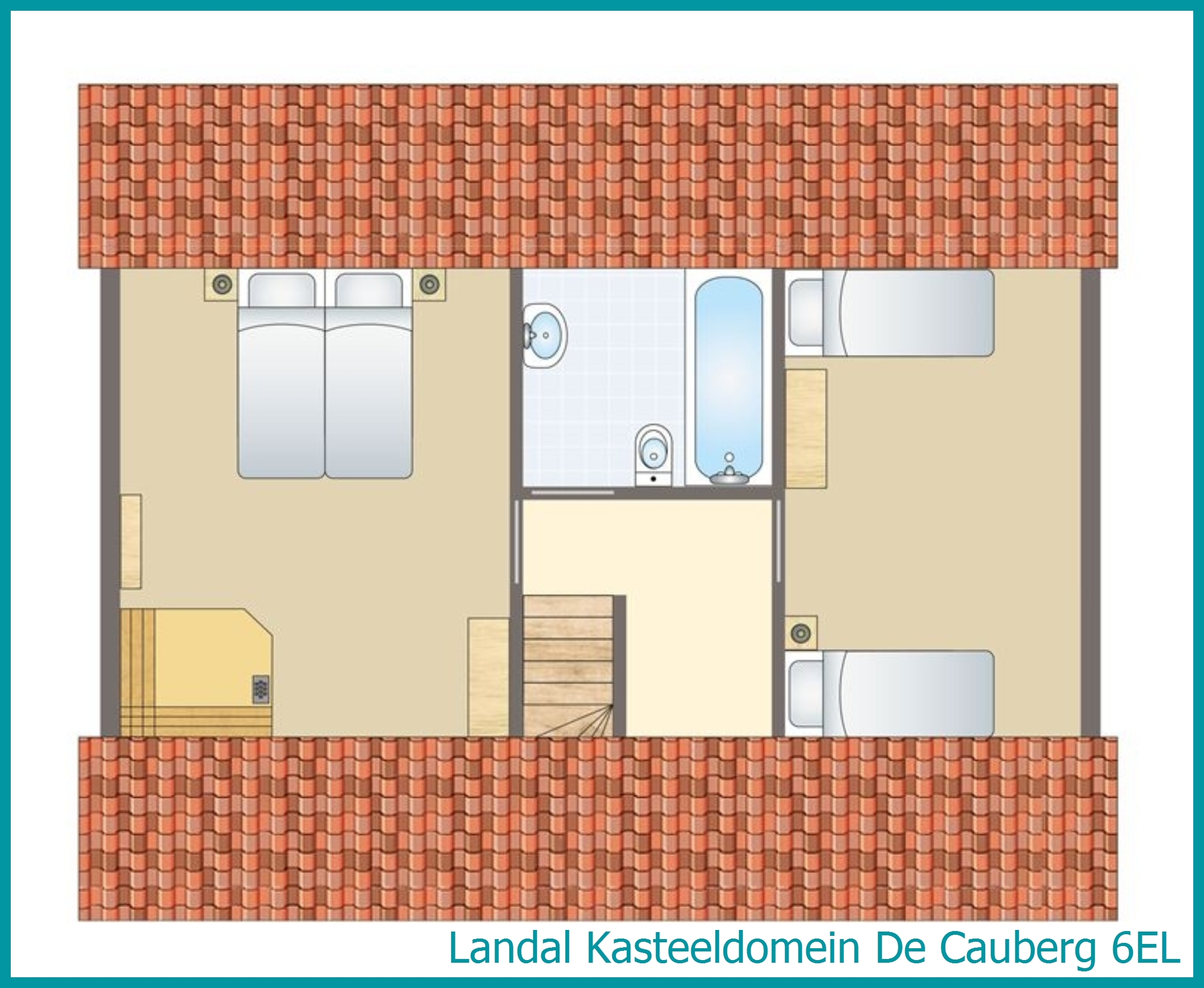 6-Personen-Villa 6EL in Kasteeldomein De Cauberg