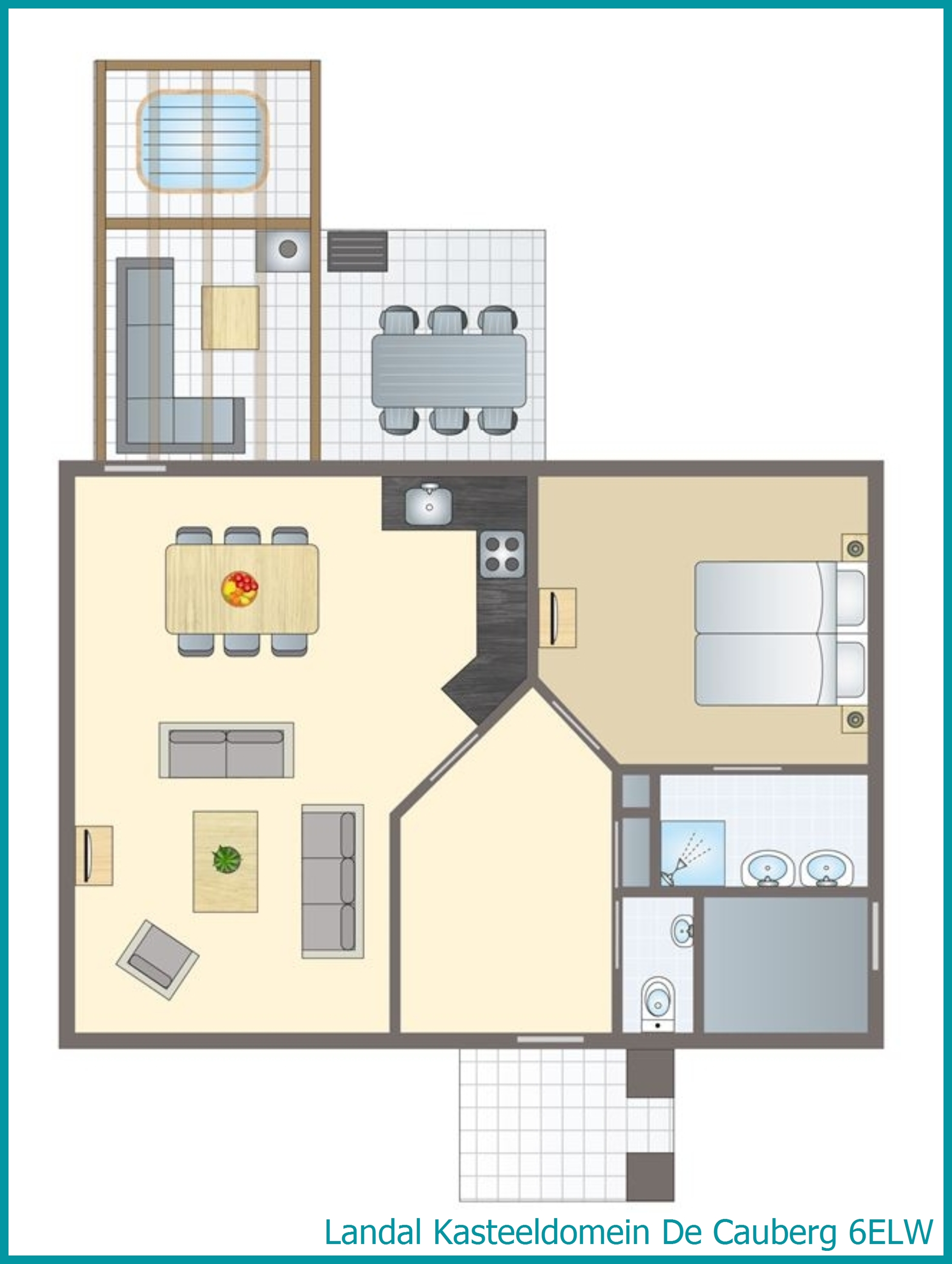 6-Personen-Villa 6ELW in Kasteeldomein De Cauberg