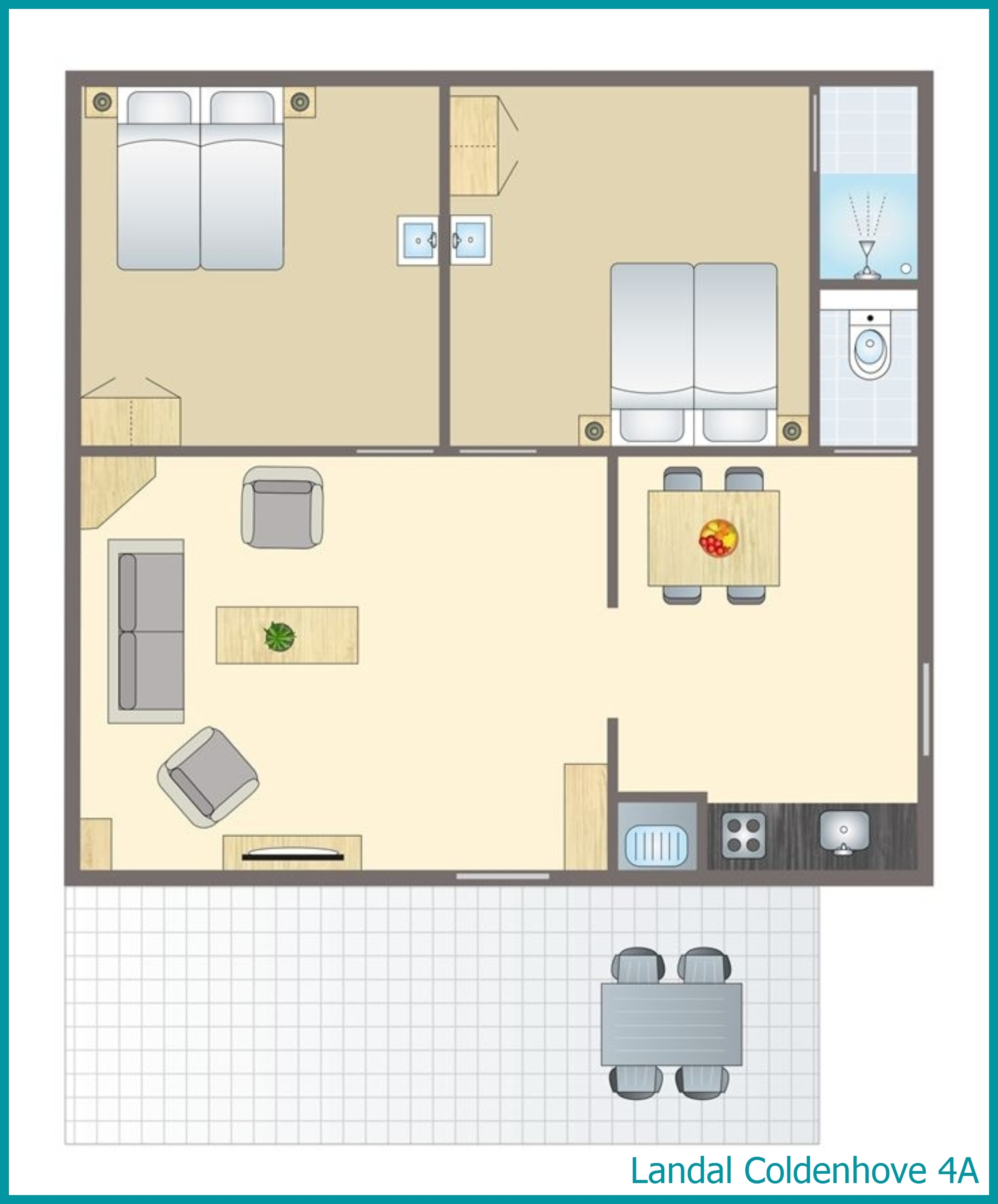 4-Personen-Chalet 4A in Coldenhove