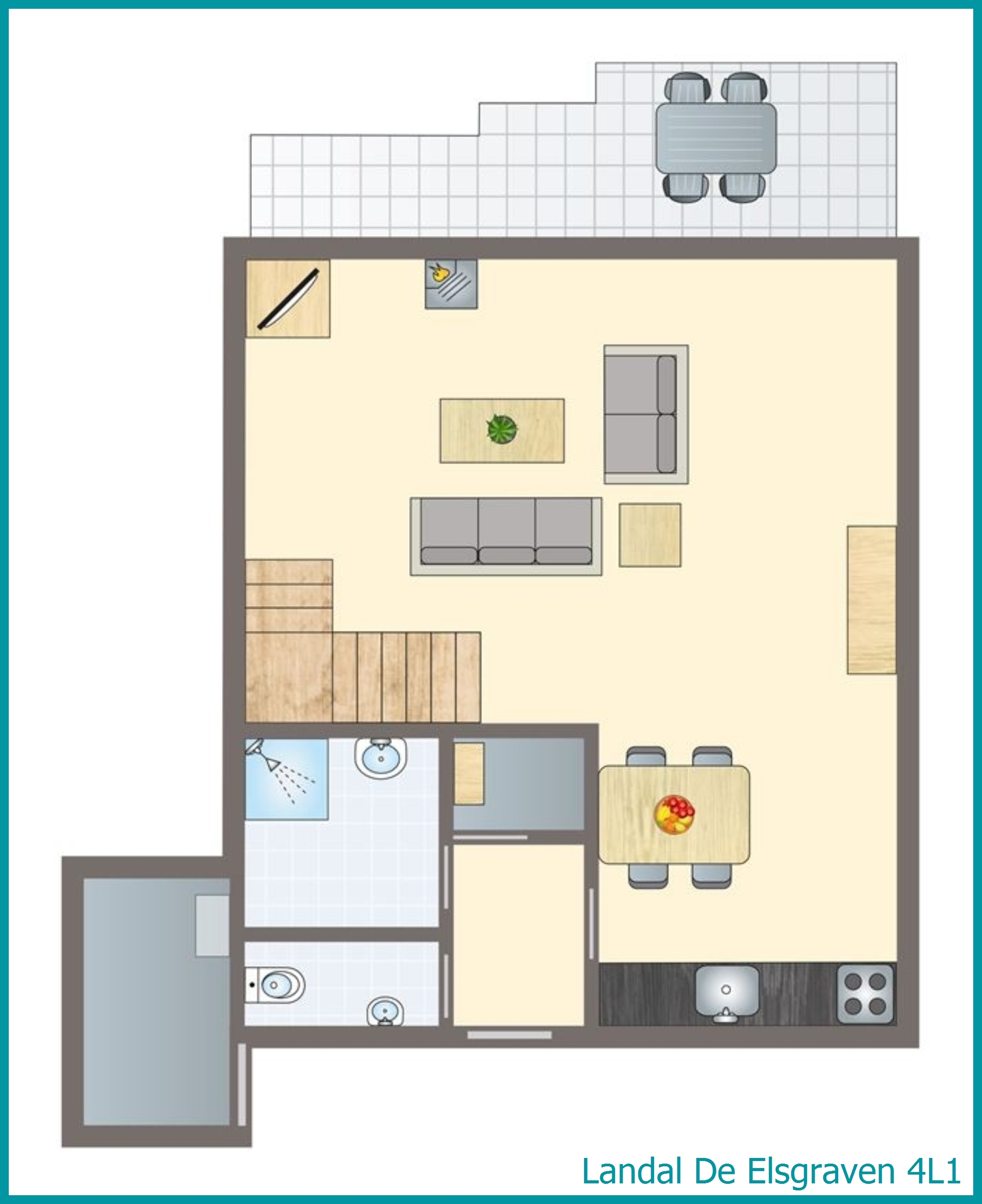 4-Personen-Ferienhaus 4L1 in De Elsgraven