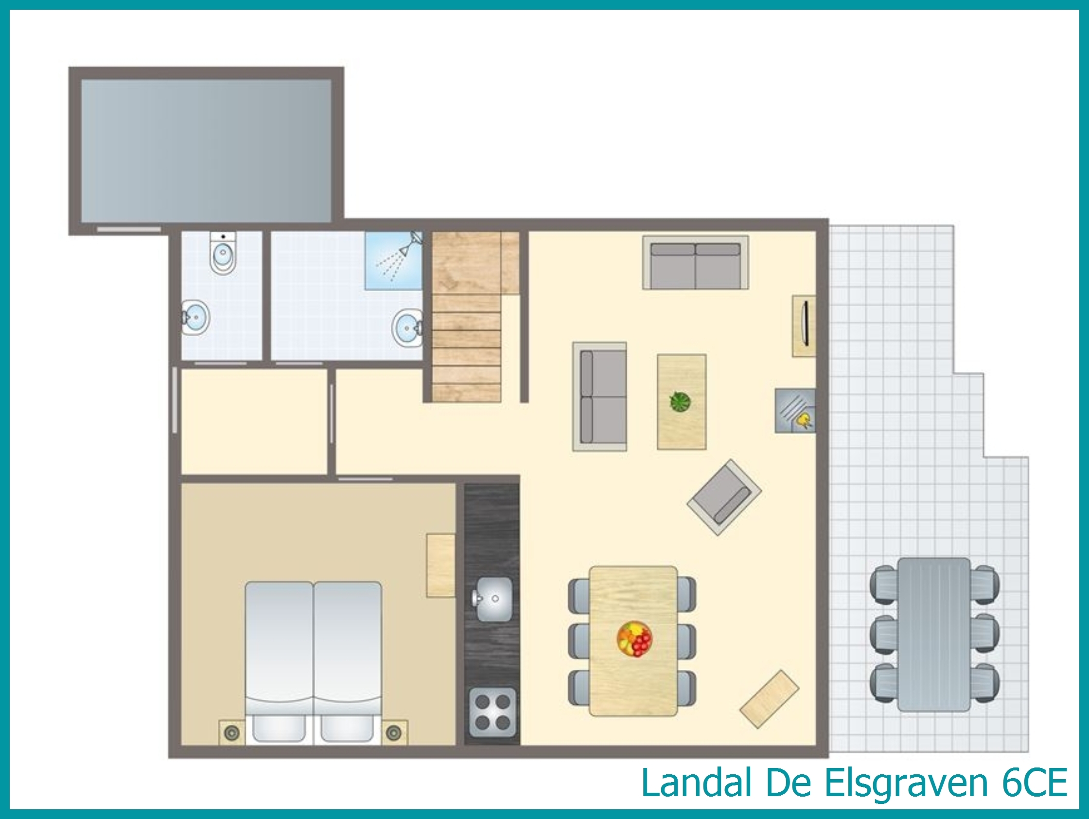 6-Personen-Ferienhaus 6CE in De Elsgraven