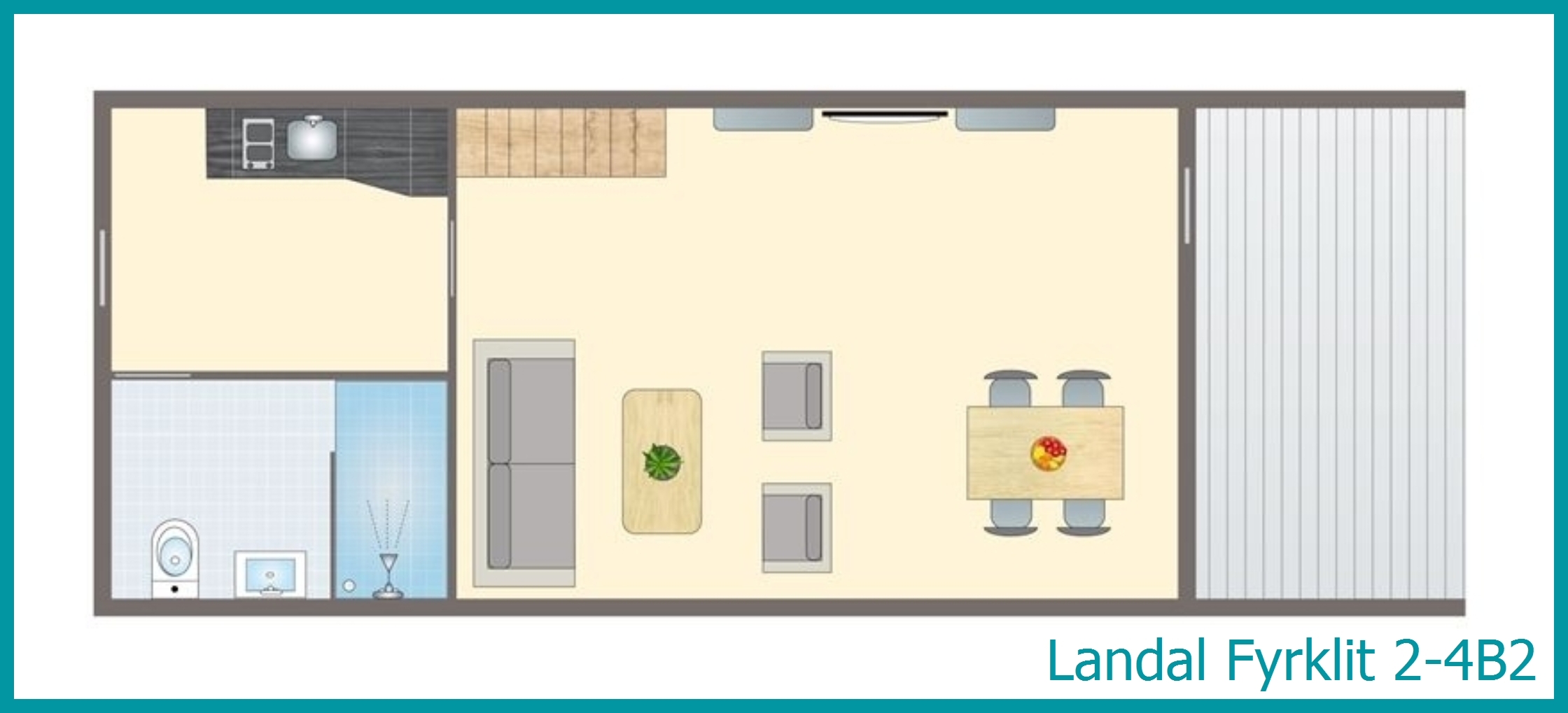 2-4-Personen-Ferienwohnung 2-4B2 in Fyrklit