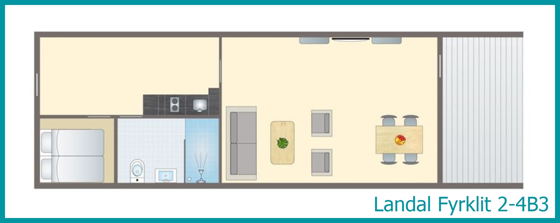 2-4-Personen-Ferienwohnung 2-4B3 in Fyrklit