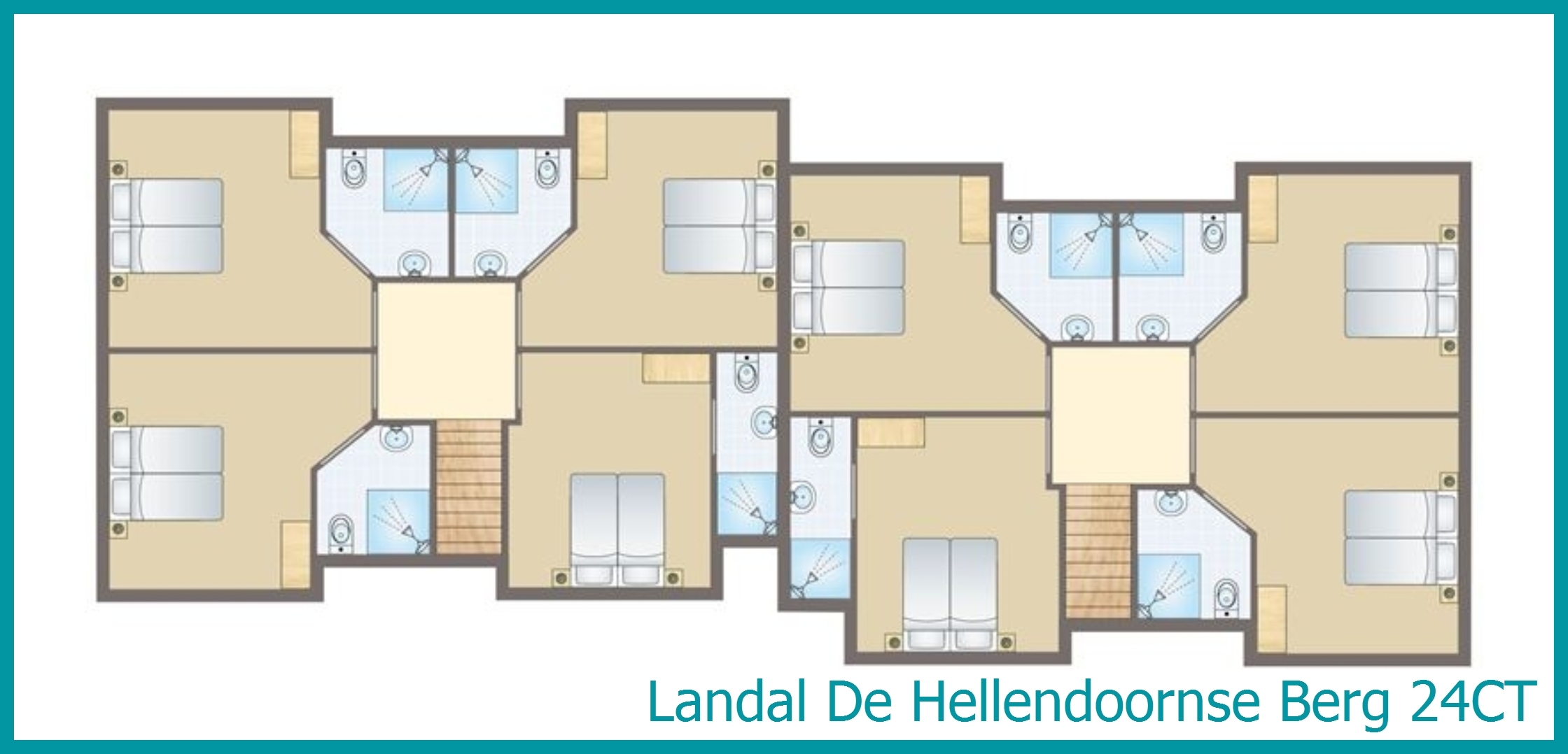 24-Personen-Ferienhaus 24CT in De Hellendoornse Berg