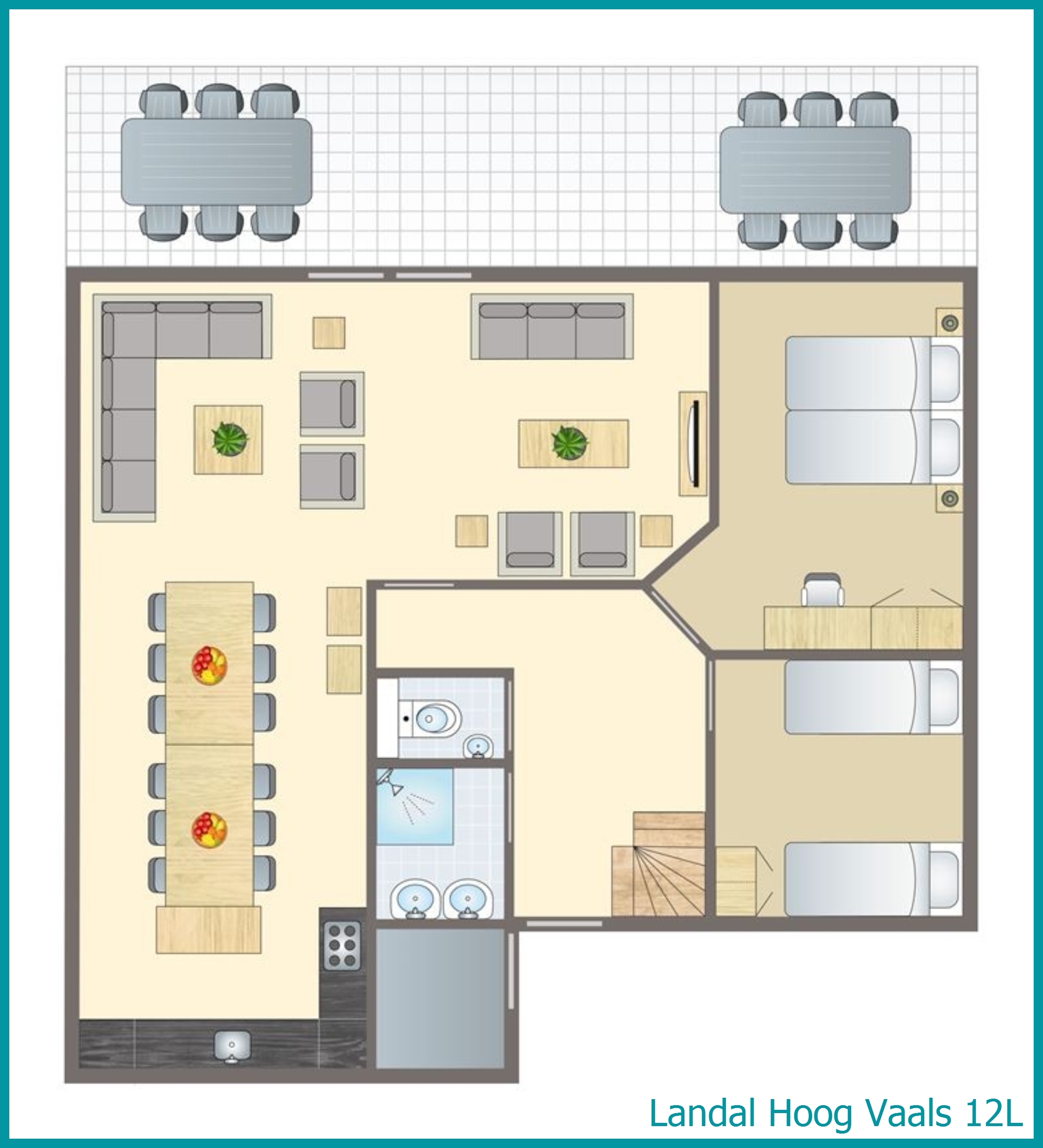 12-Personen-Ferienhaus 12L in Hoog Vaals
