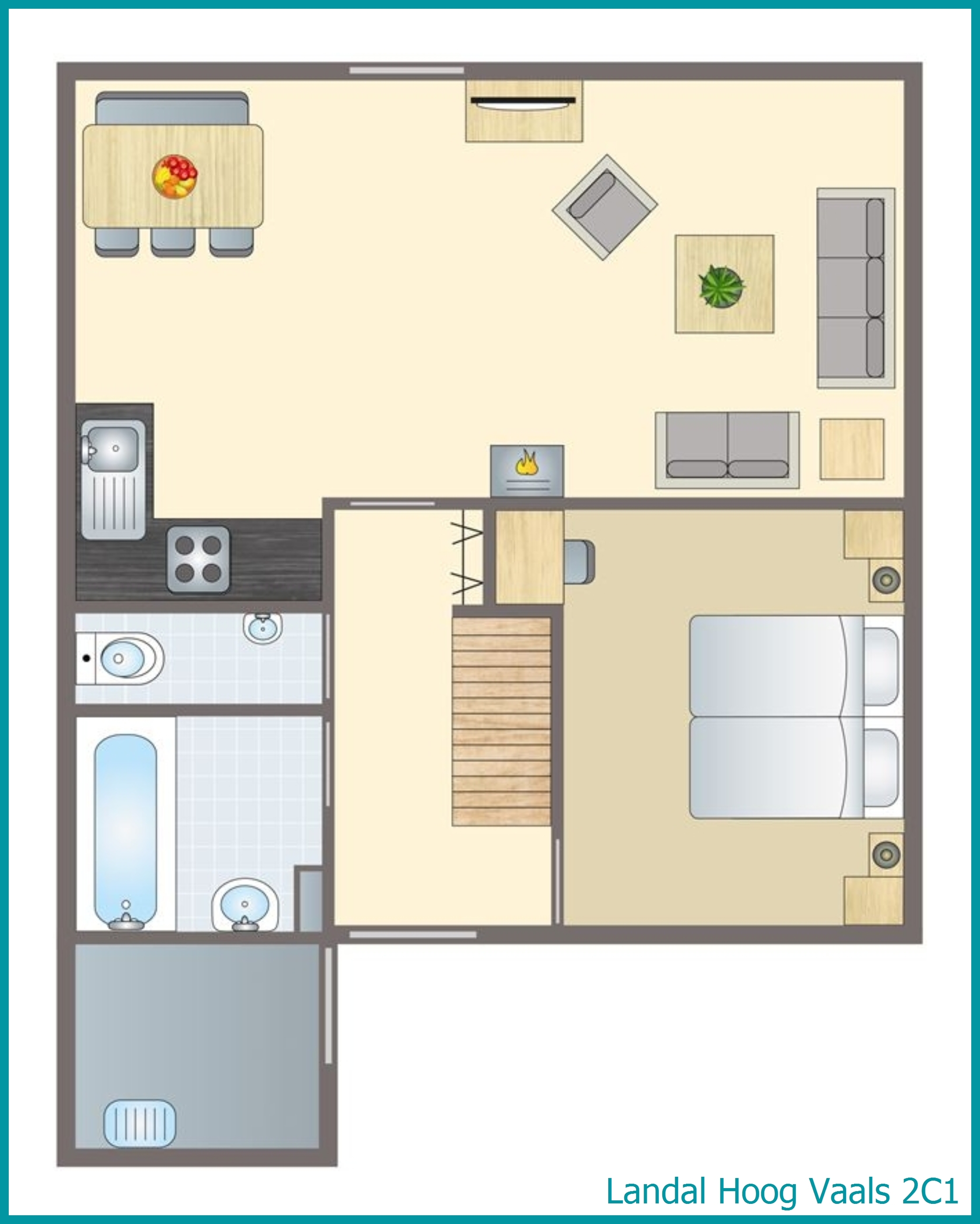 2-Personen-Ferienhaus 2C1 in Hoog Vaals
