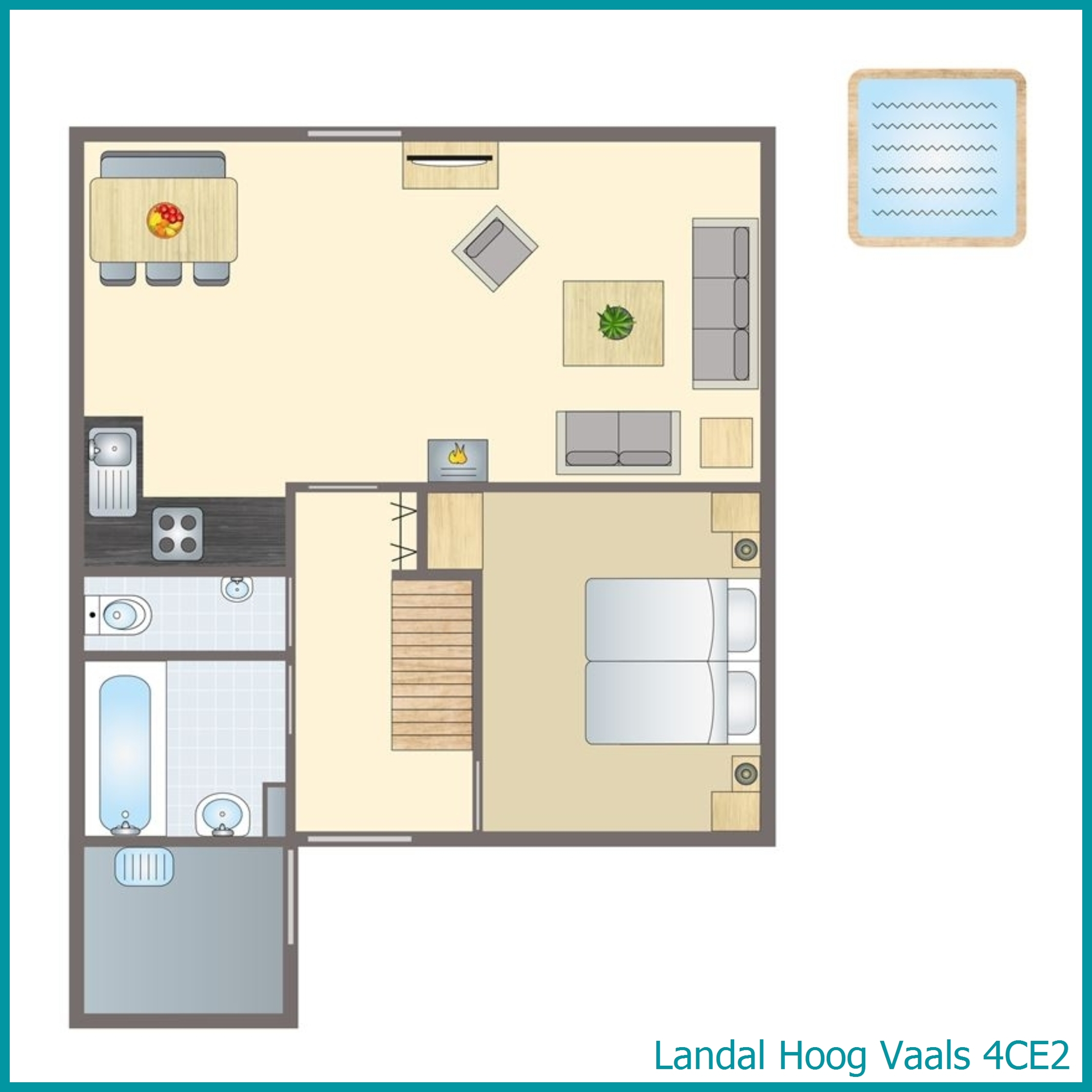 4-Personen-Ferienhaus 4CE2 in Hoog Vaals