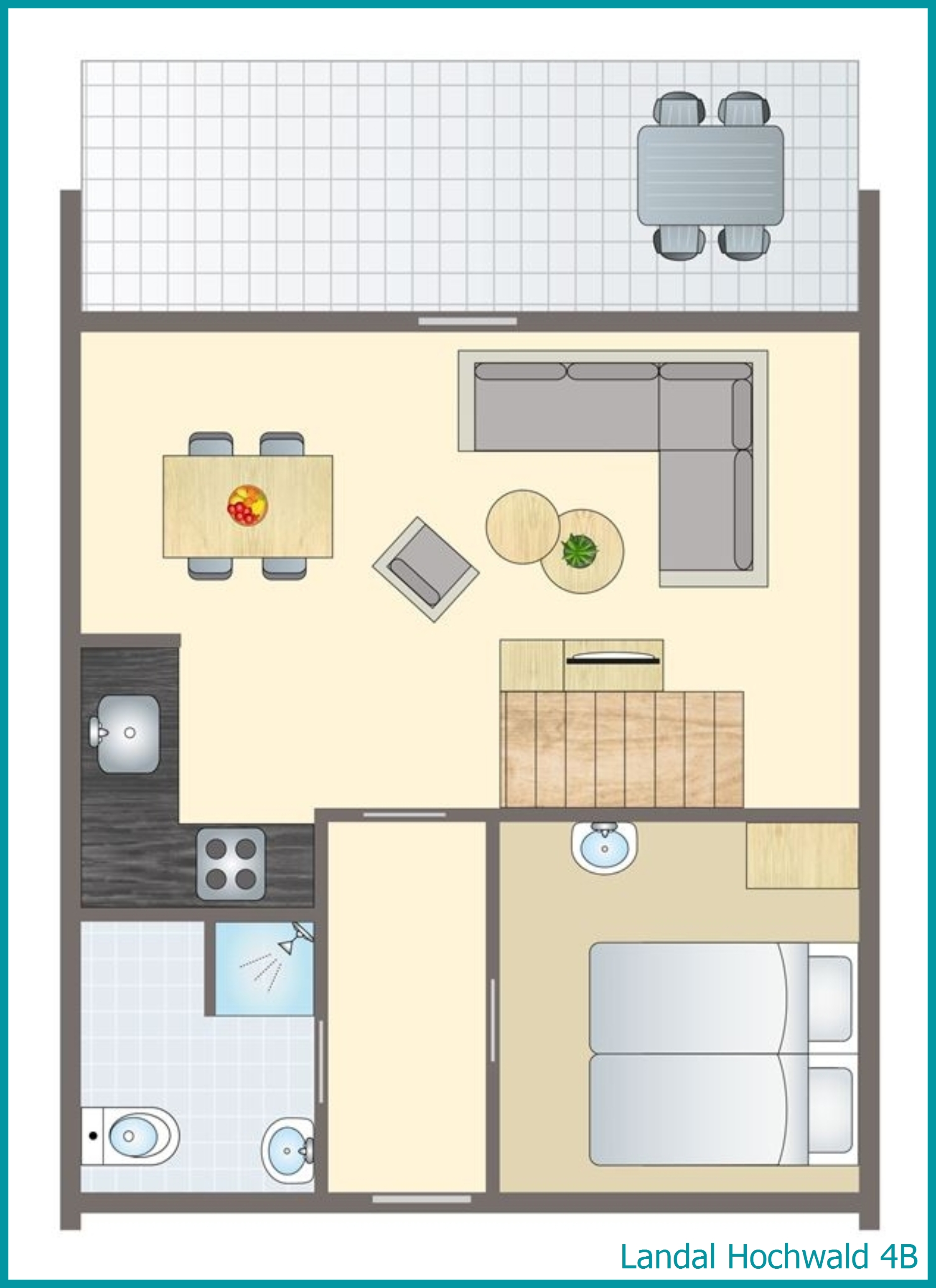 4-Personen-Ferienhaus 4B in Hochwald