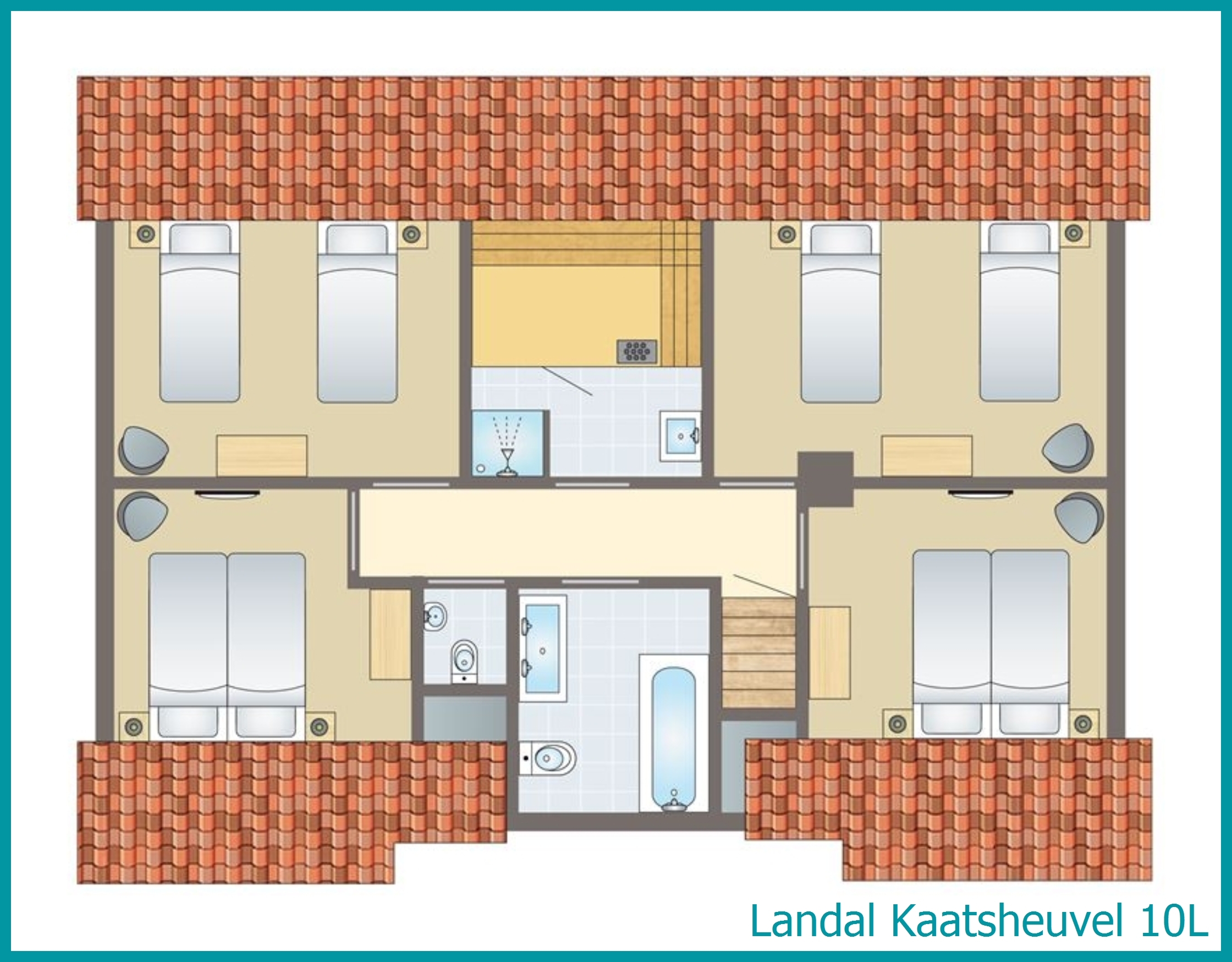 10-Personen-Ferienhaus 10L in Kaatsheuvel
