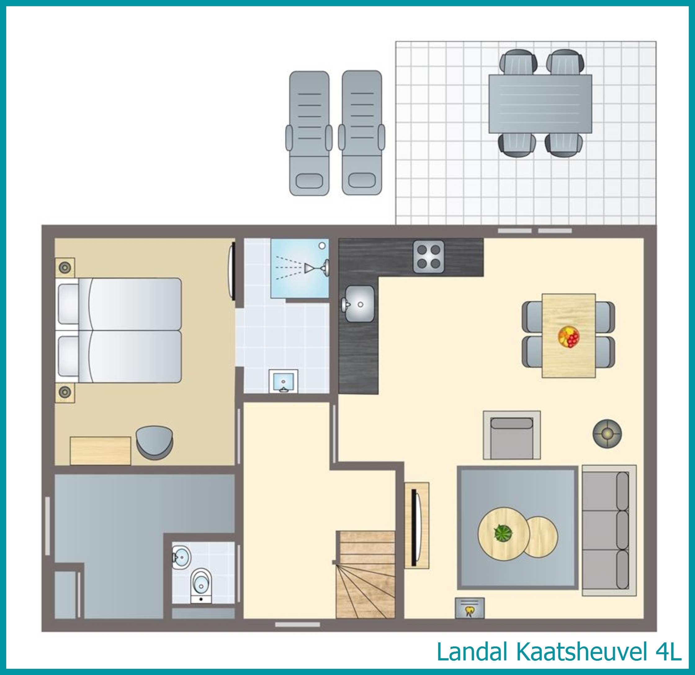 4-Personen-Ferienhaus 4L in Kaatsheuvel