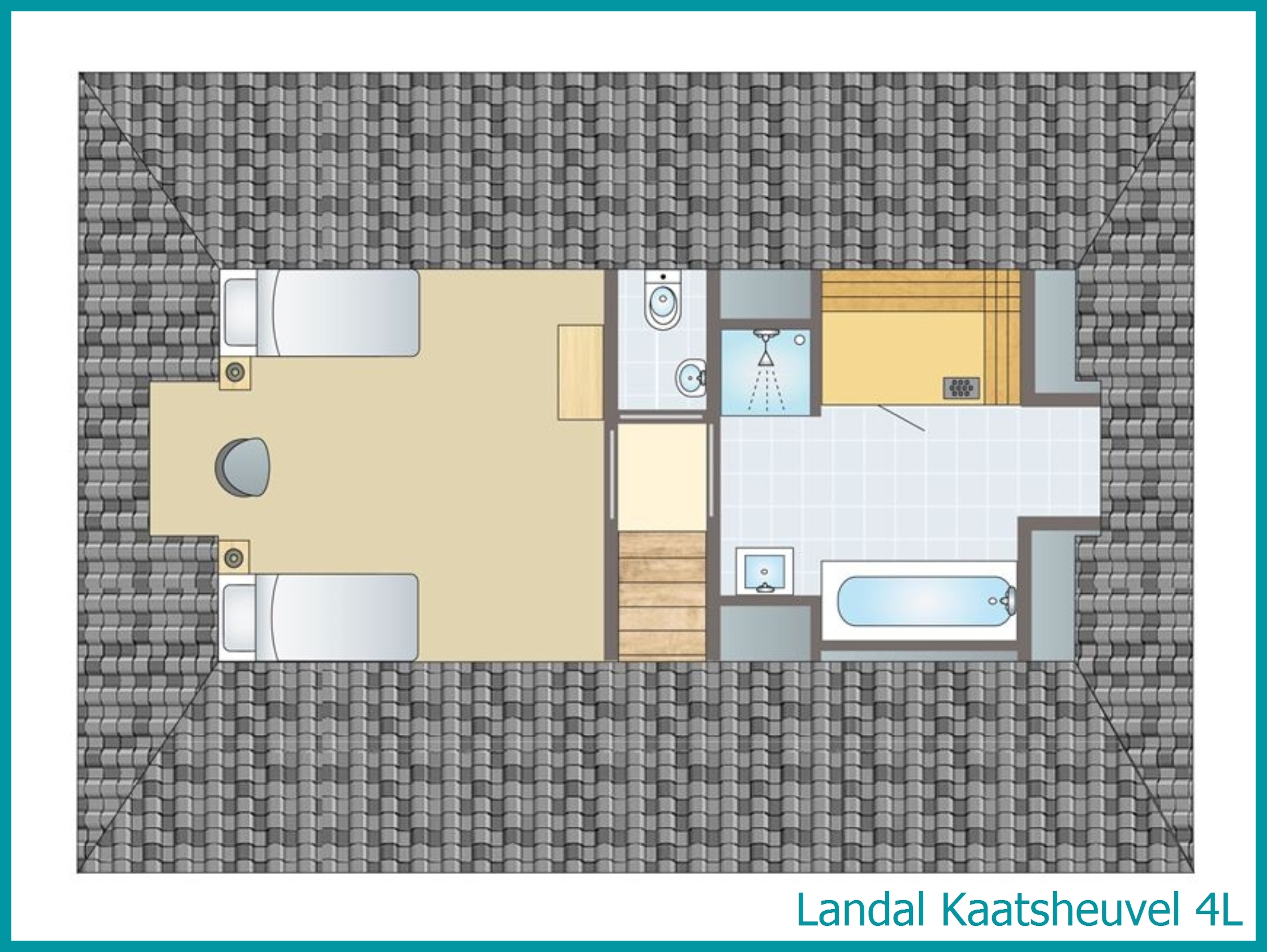 4-Personen-Ferienhaus 4L in Kaatsheuvel