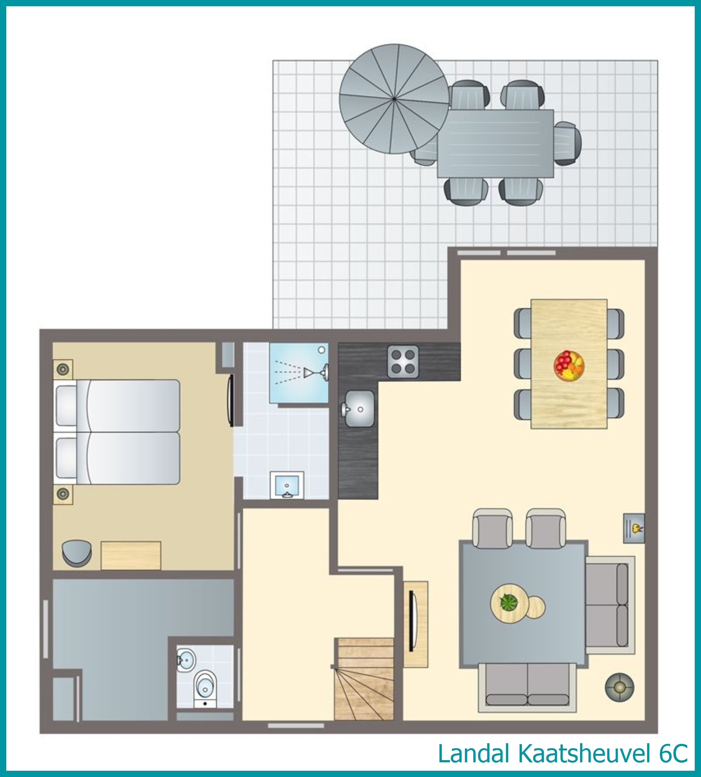 6-Personen-Ferienhaus 6C in Kaatsheuvel