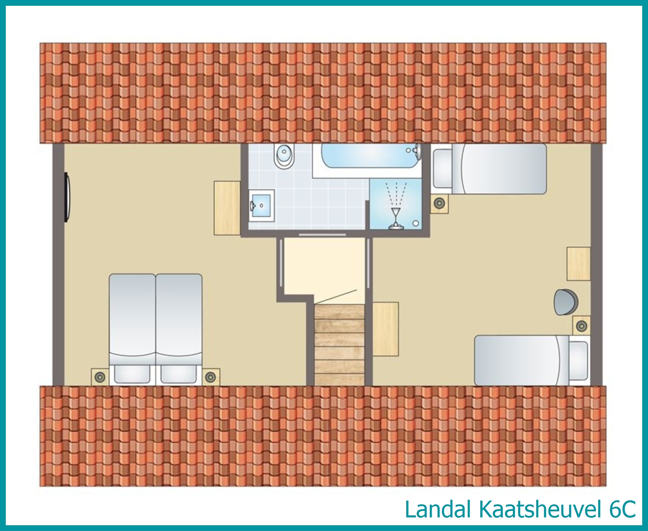 6-Personen-Ferienhaus 6C in Kaatsheuvel