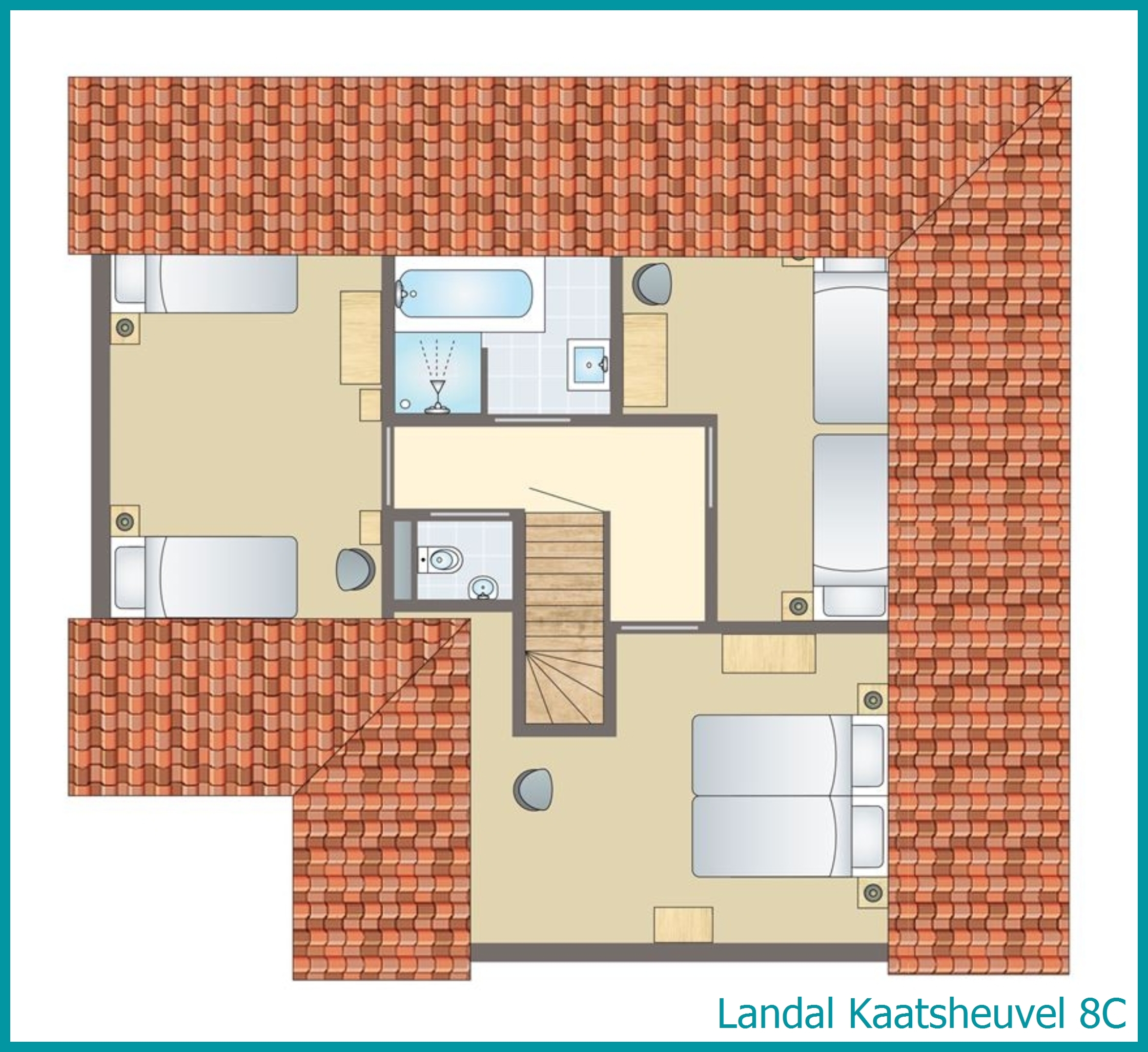 8-Personen-Ferienhaus 8C in Kaatsheuvel