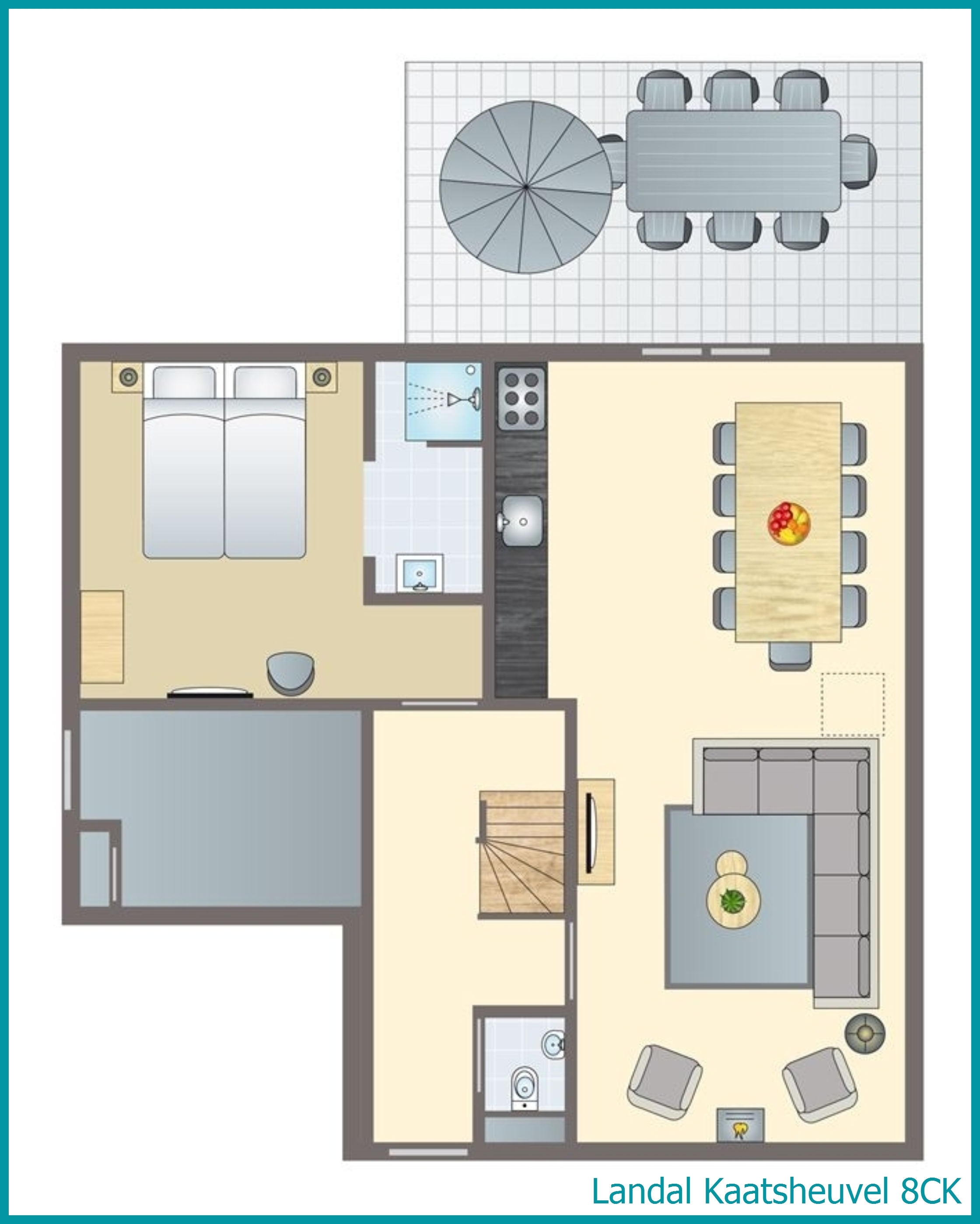 8-Personen-Kinder-Ferienhaus 8CK in Kaatsheuvel