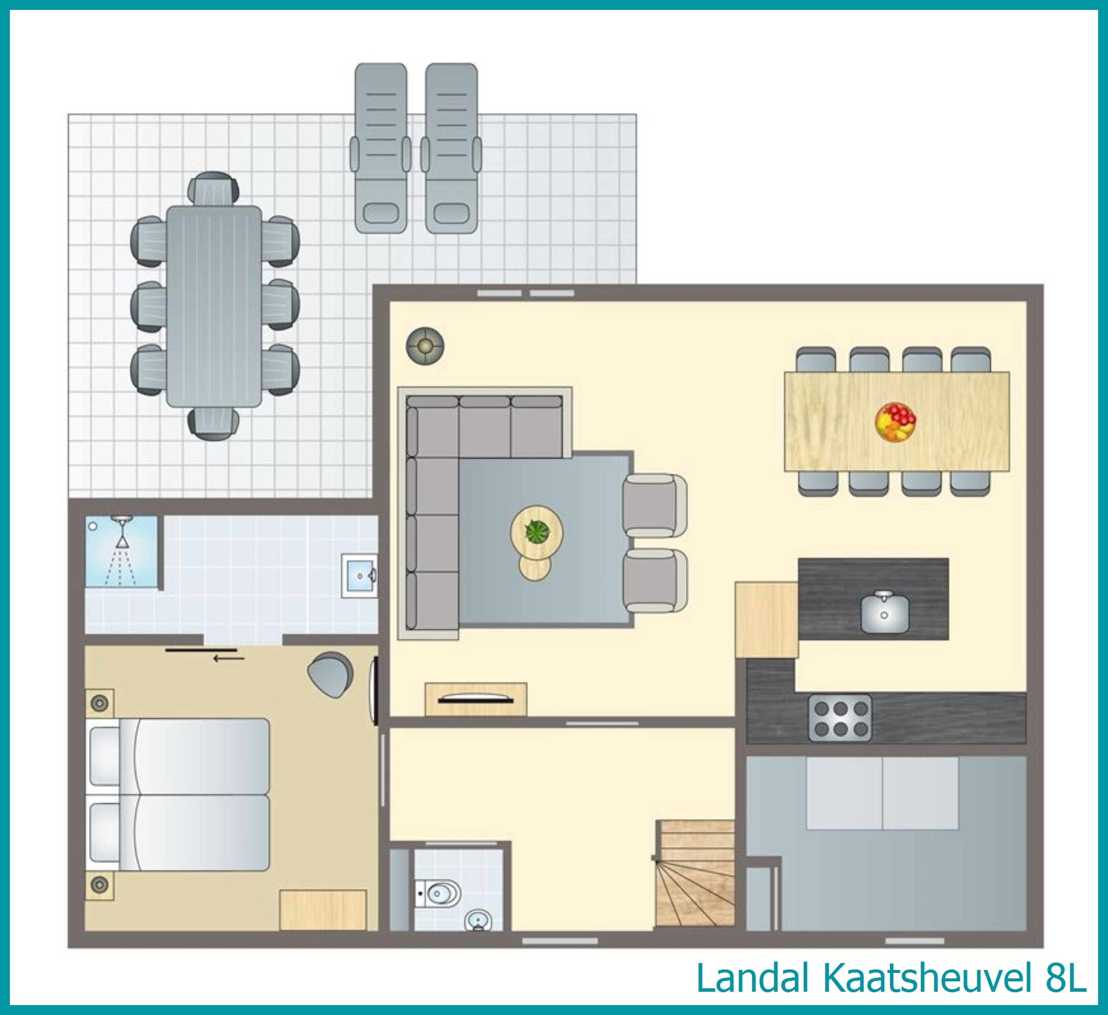 8-Personen-Ferienhaus 8L in Kaatsheuvel