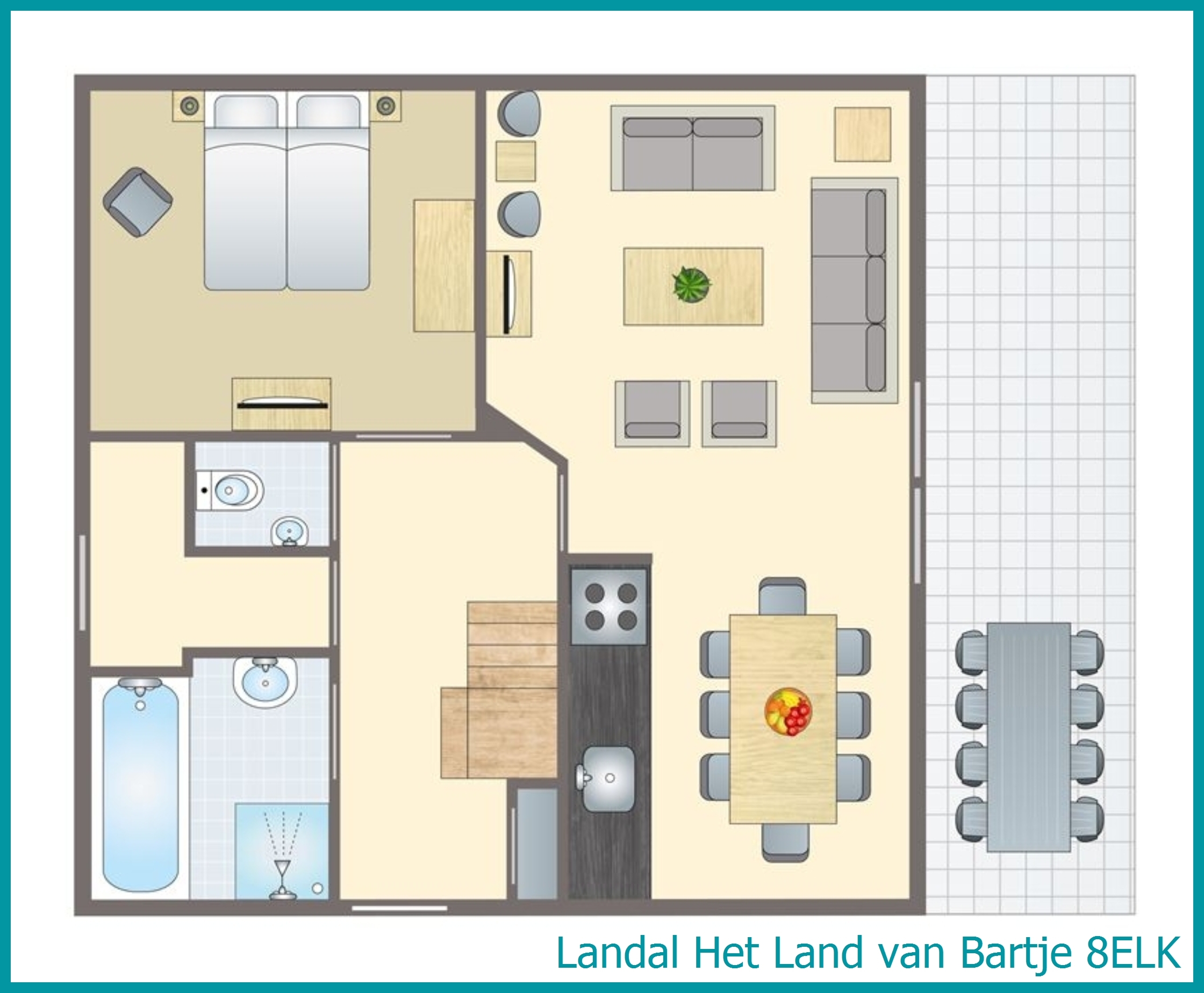 8-Personen-Kinder-Bauernhaus 8ELK in Het Land van Bartje