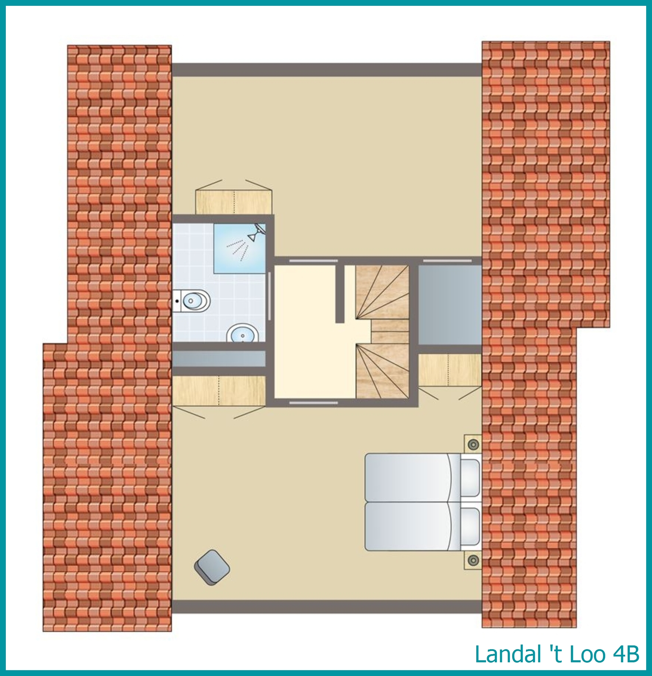 4-Personen-Ferienhaus 4B in 't Loo