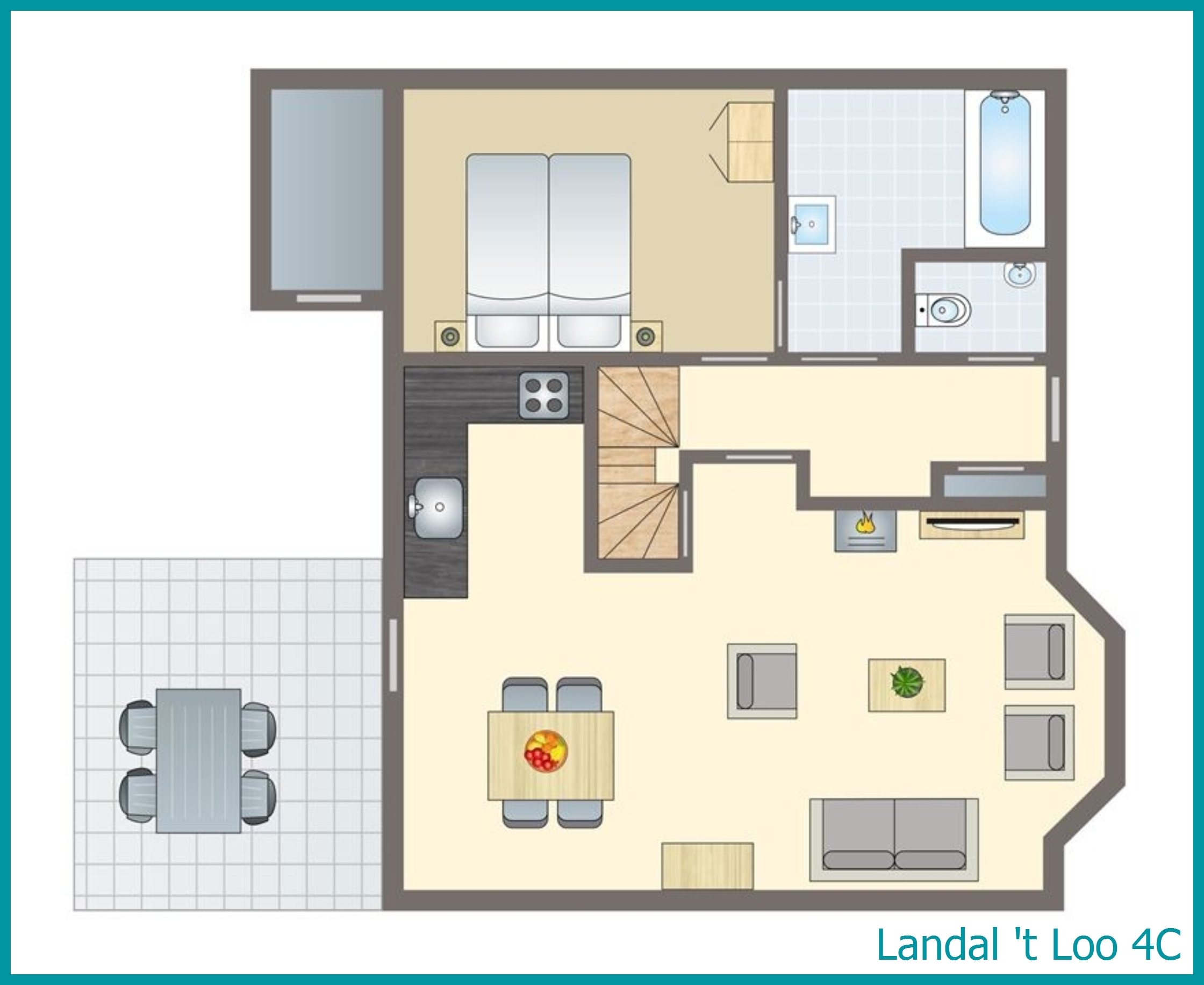 4-Personen-Ferienhaus 4C in 't Loo