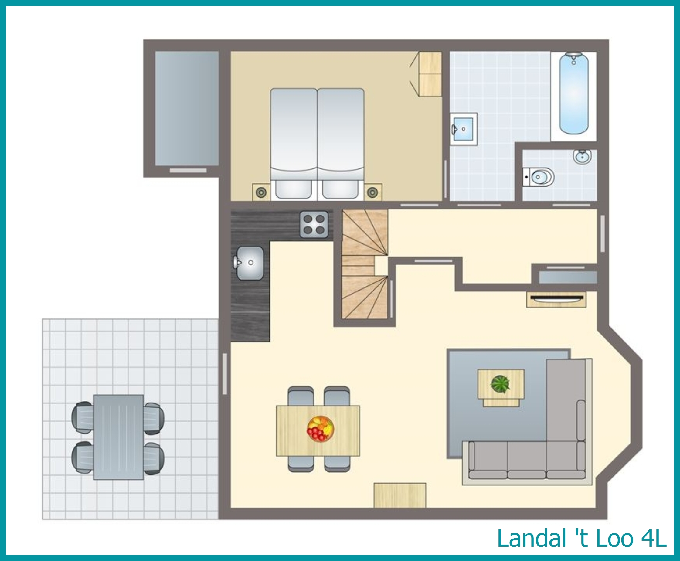 4-Personen-Ferienhaus 4L in 't Loo