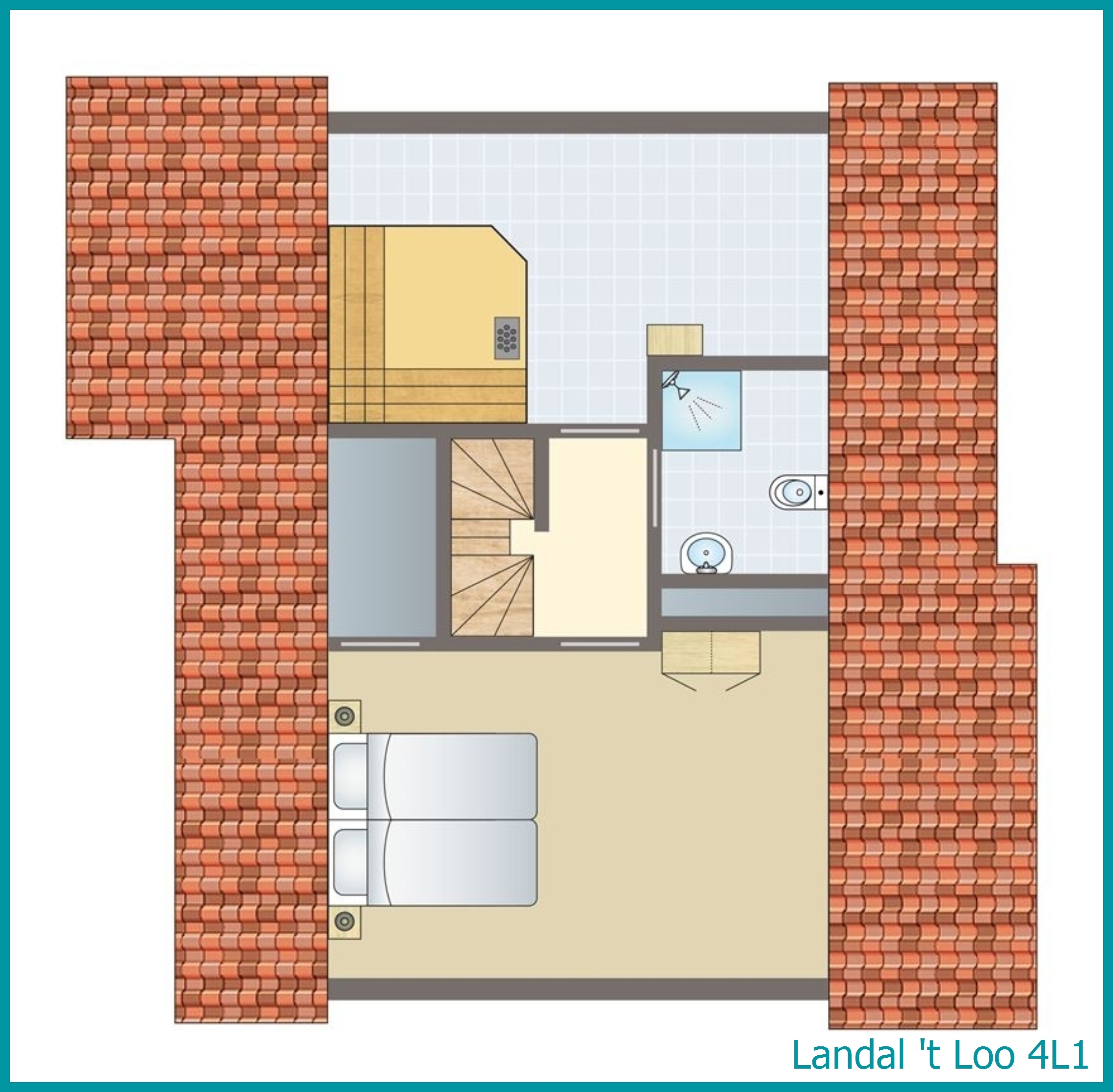 4-Personen-Ferienhaus 4L1 in 't Loo