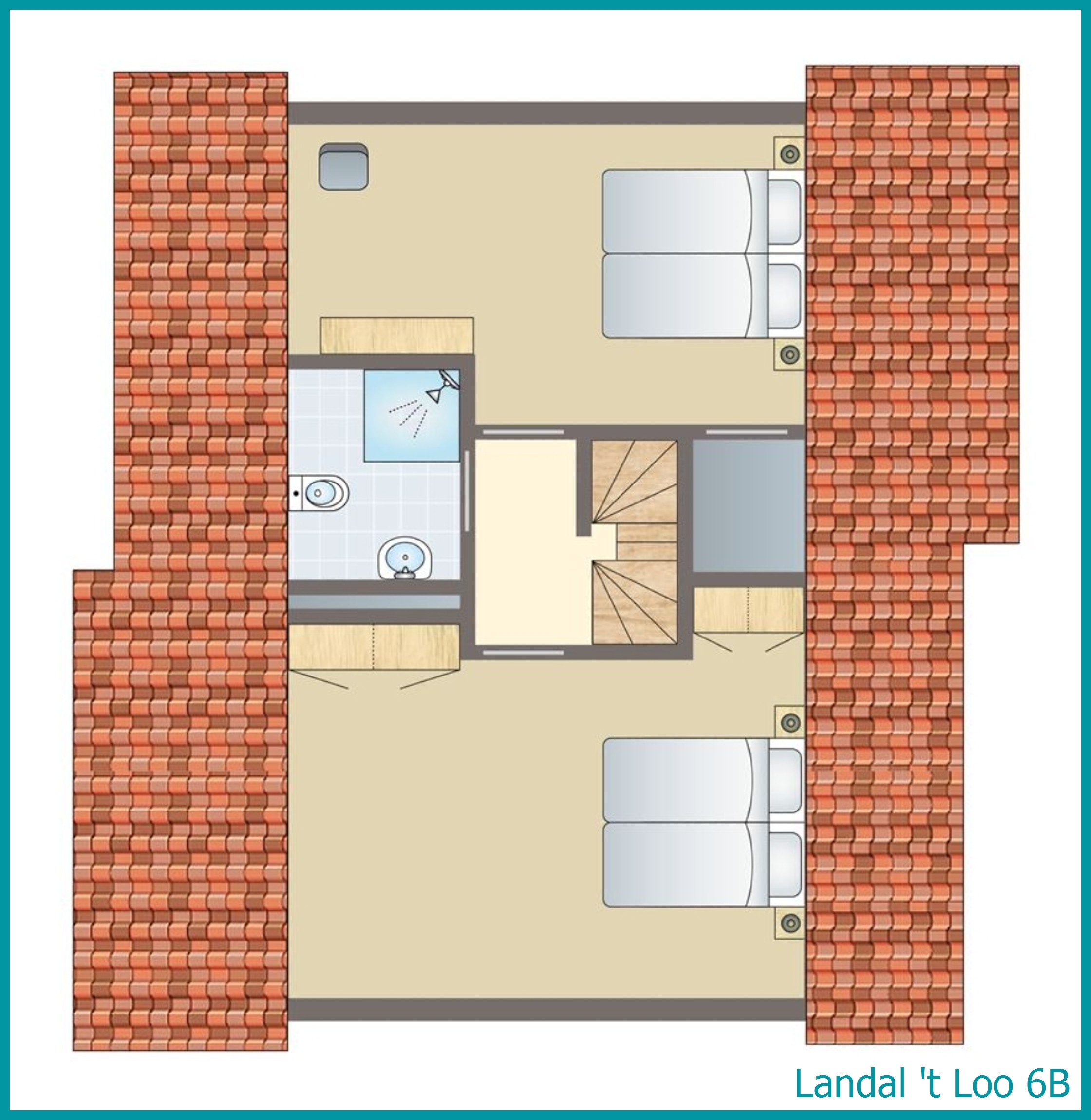 6-Personen-Ferienhaus 6B in 't Loo