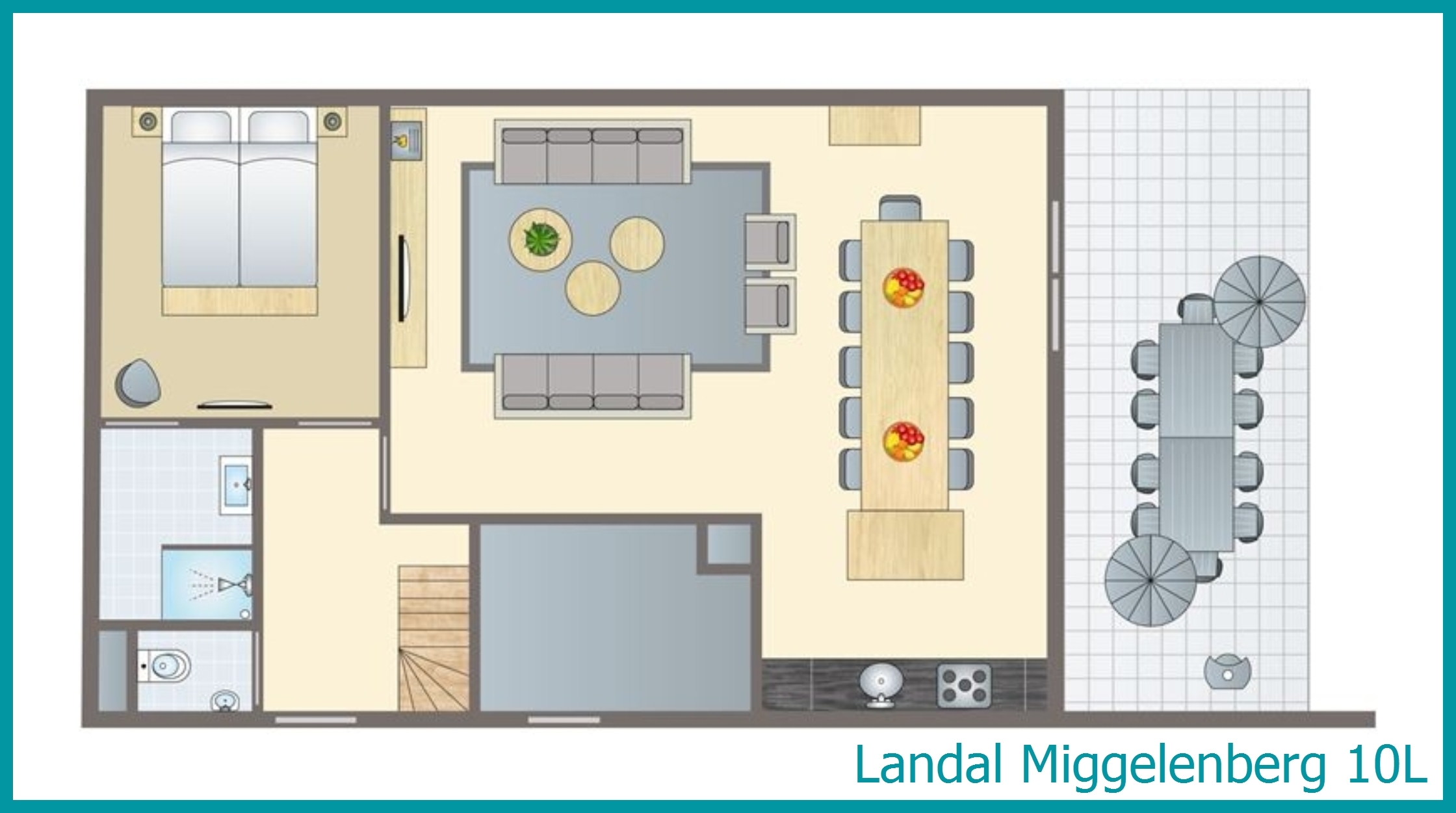 10-Personen-Ferienhaus 10L in Miggelenberg